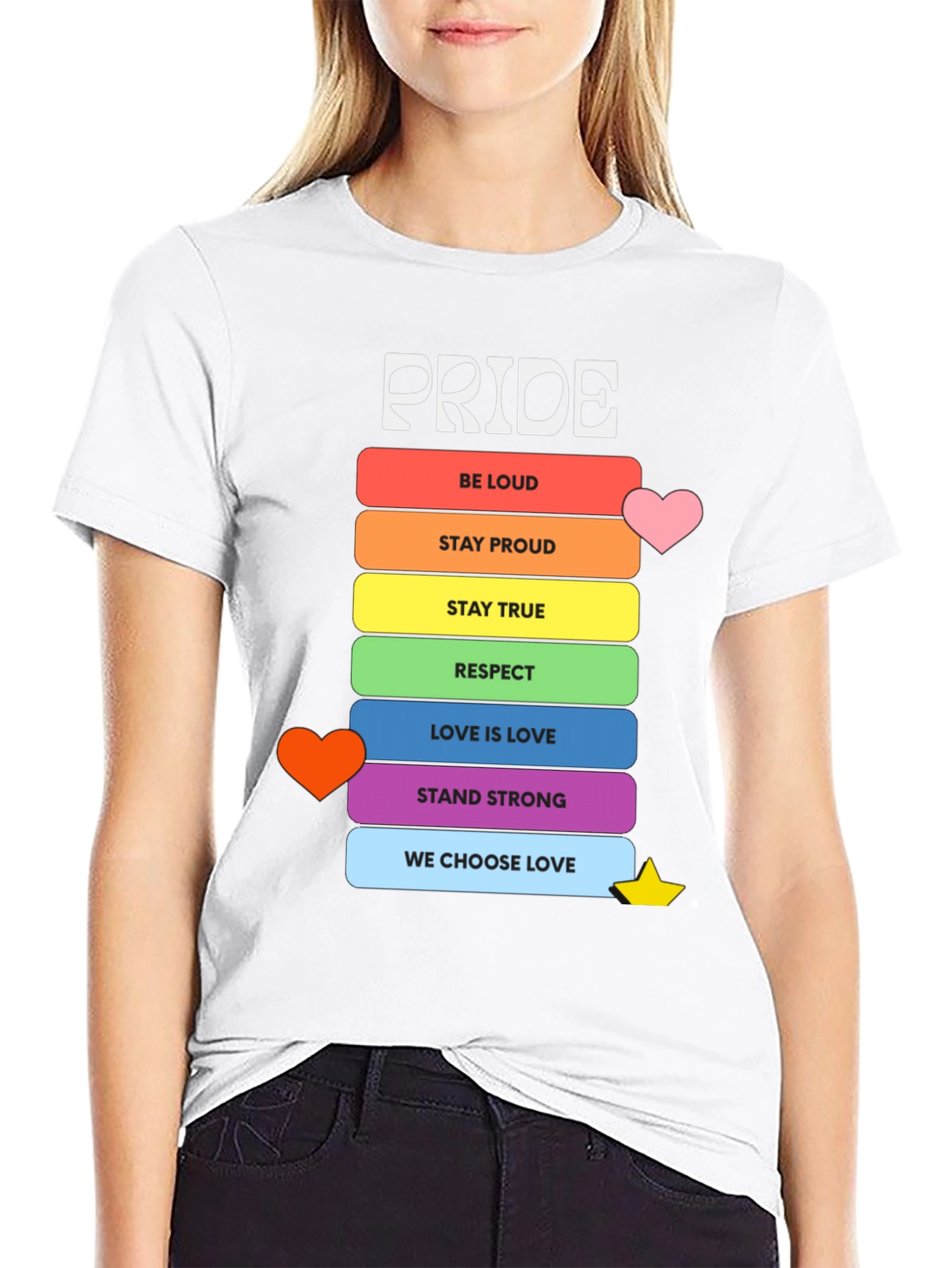 Pride Rainbow T-Shirt - Love & Respect