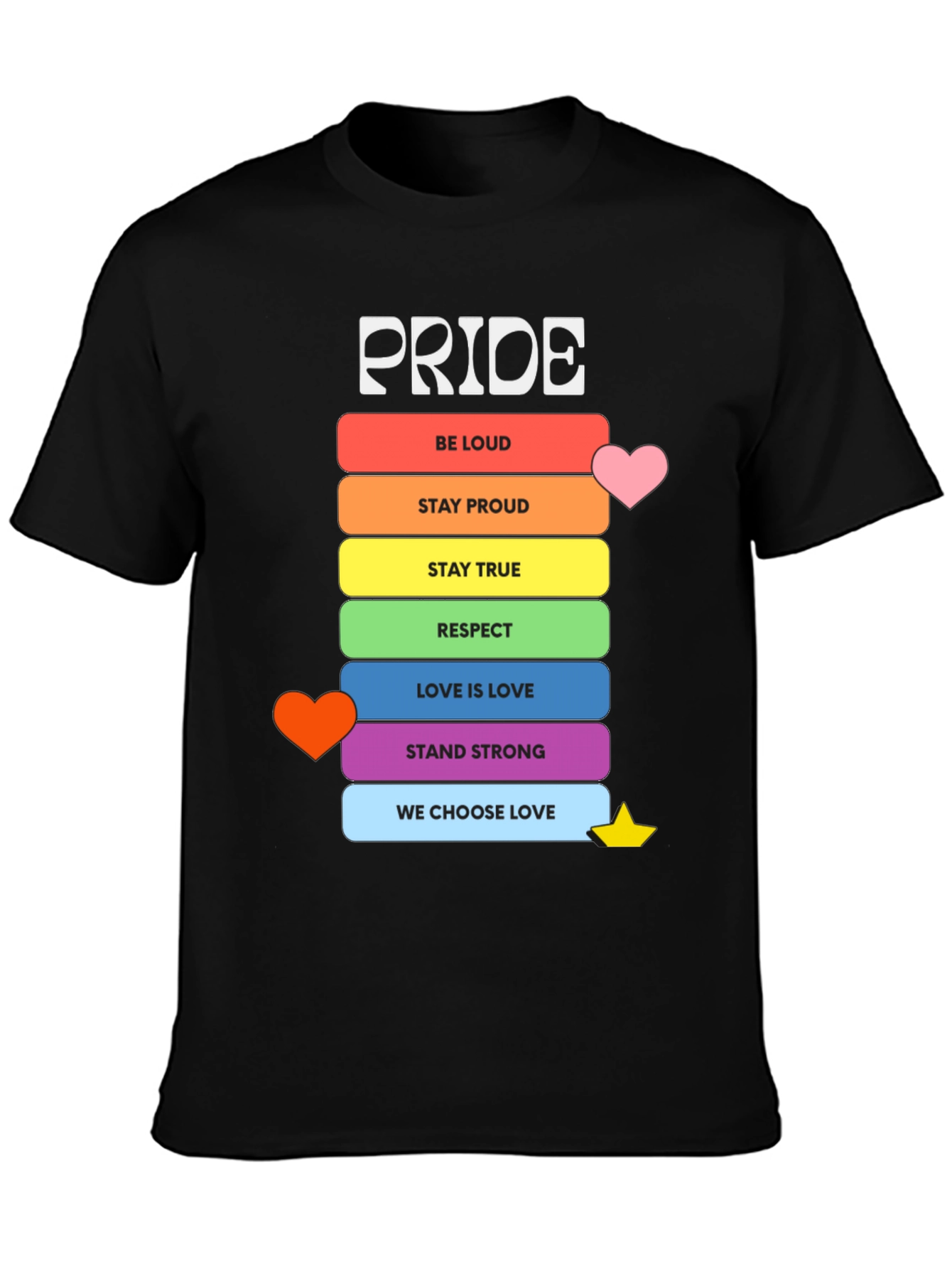 Pride Rainbow T-Shirt - Love & Respect