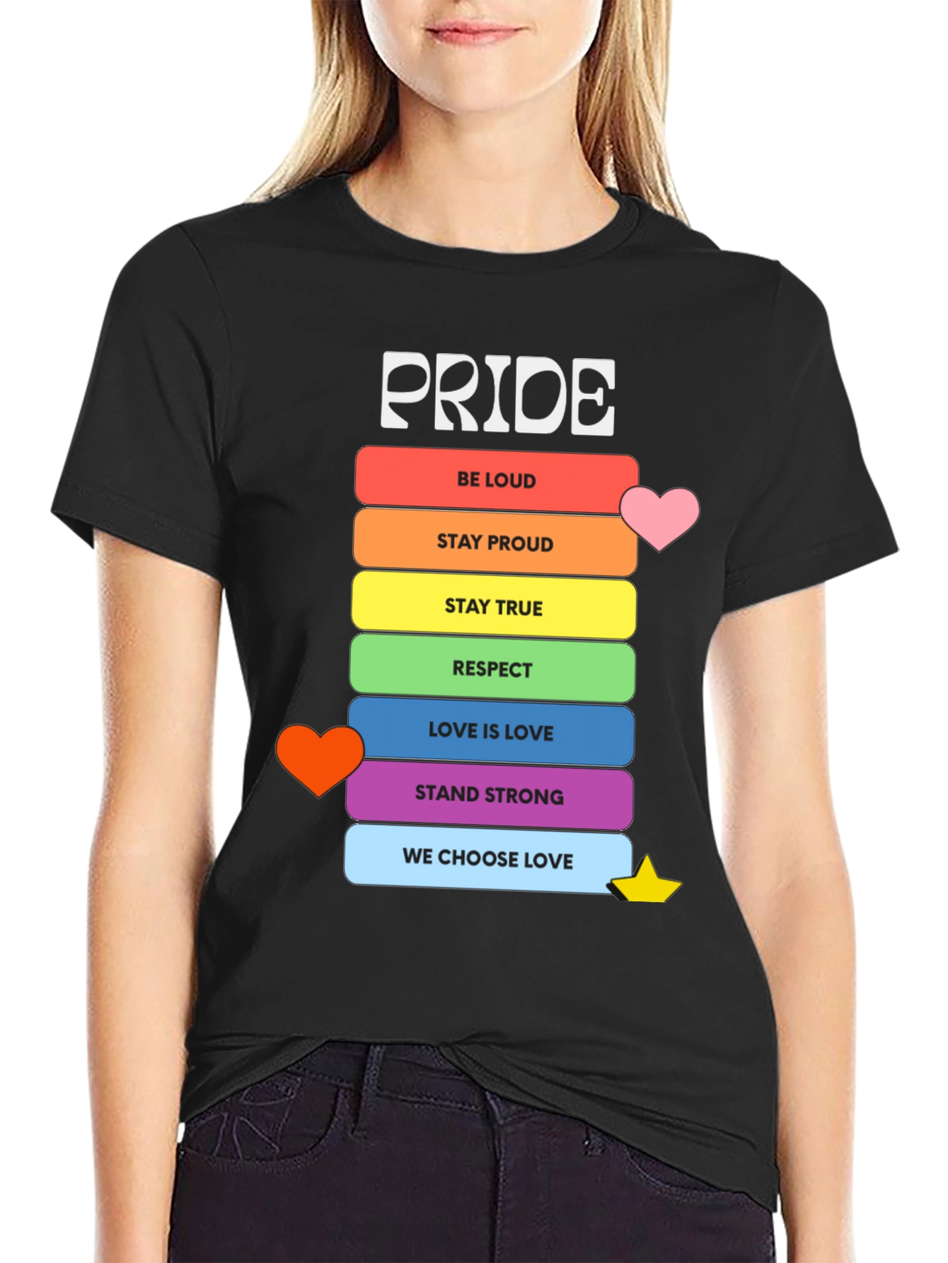 Pride Rainbow T-Shirt - Love & Respect