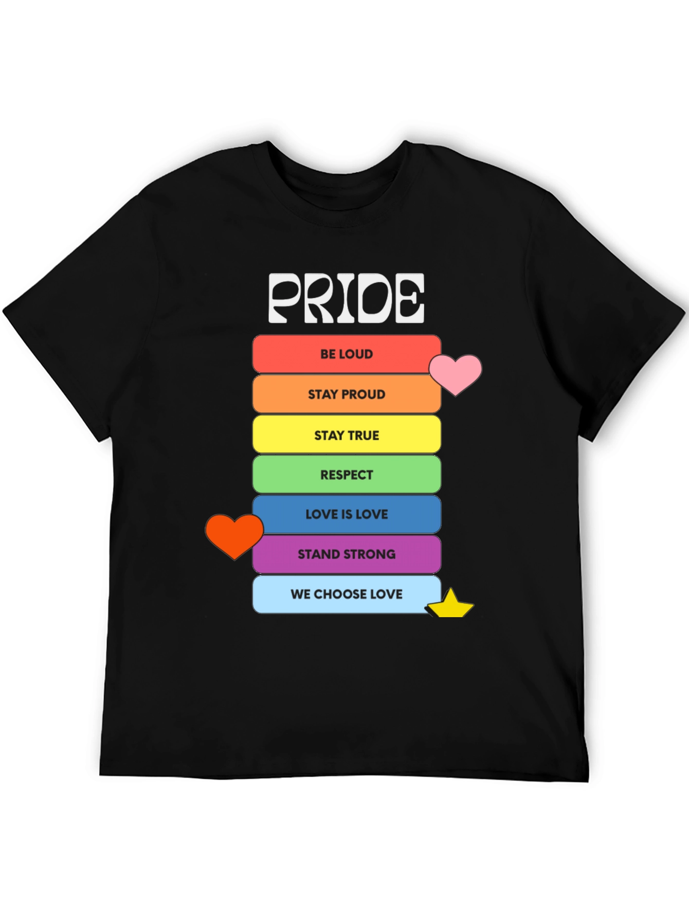 Pride Rainbow T-Shirt - Love & Respect