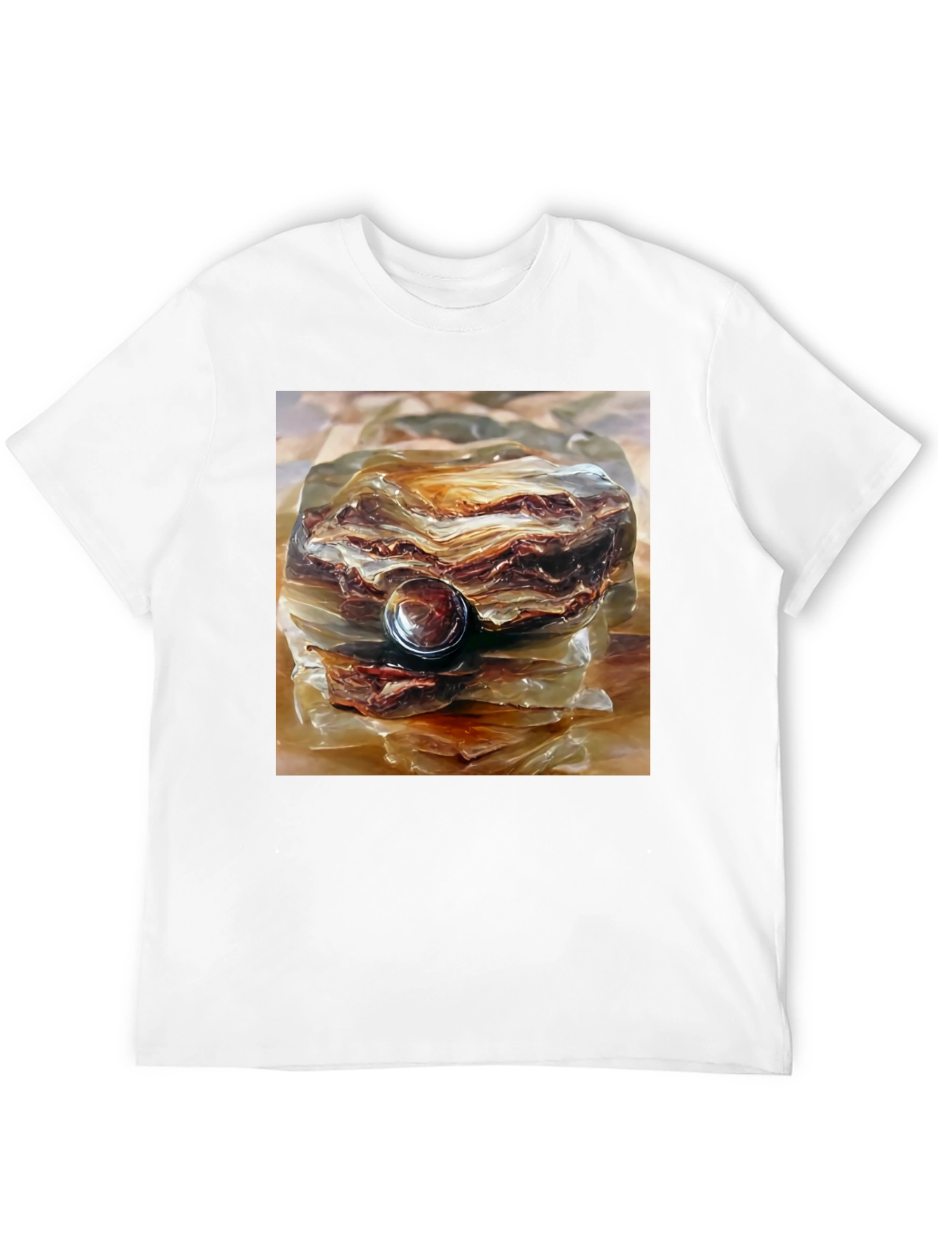 Abstract Rock Formation Graphic Tee - Unique Design