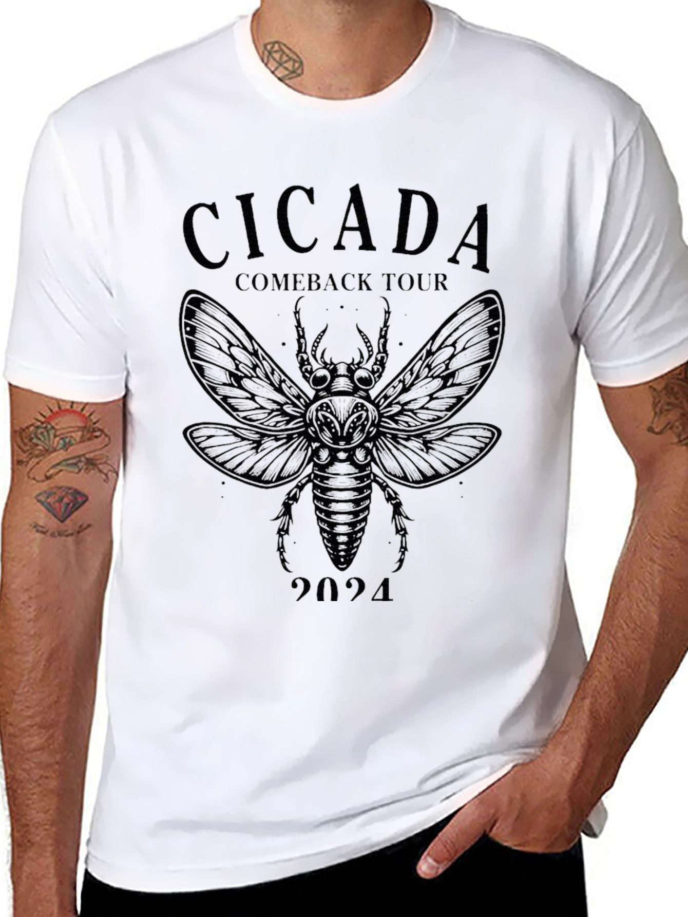 Cicada Comeback Tour 2024 Graphic T-Shirt