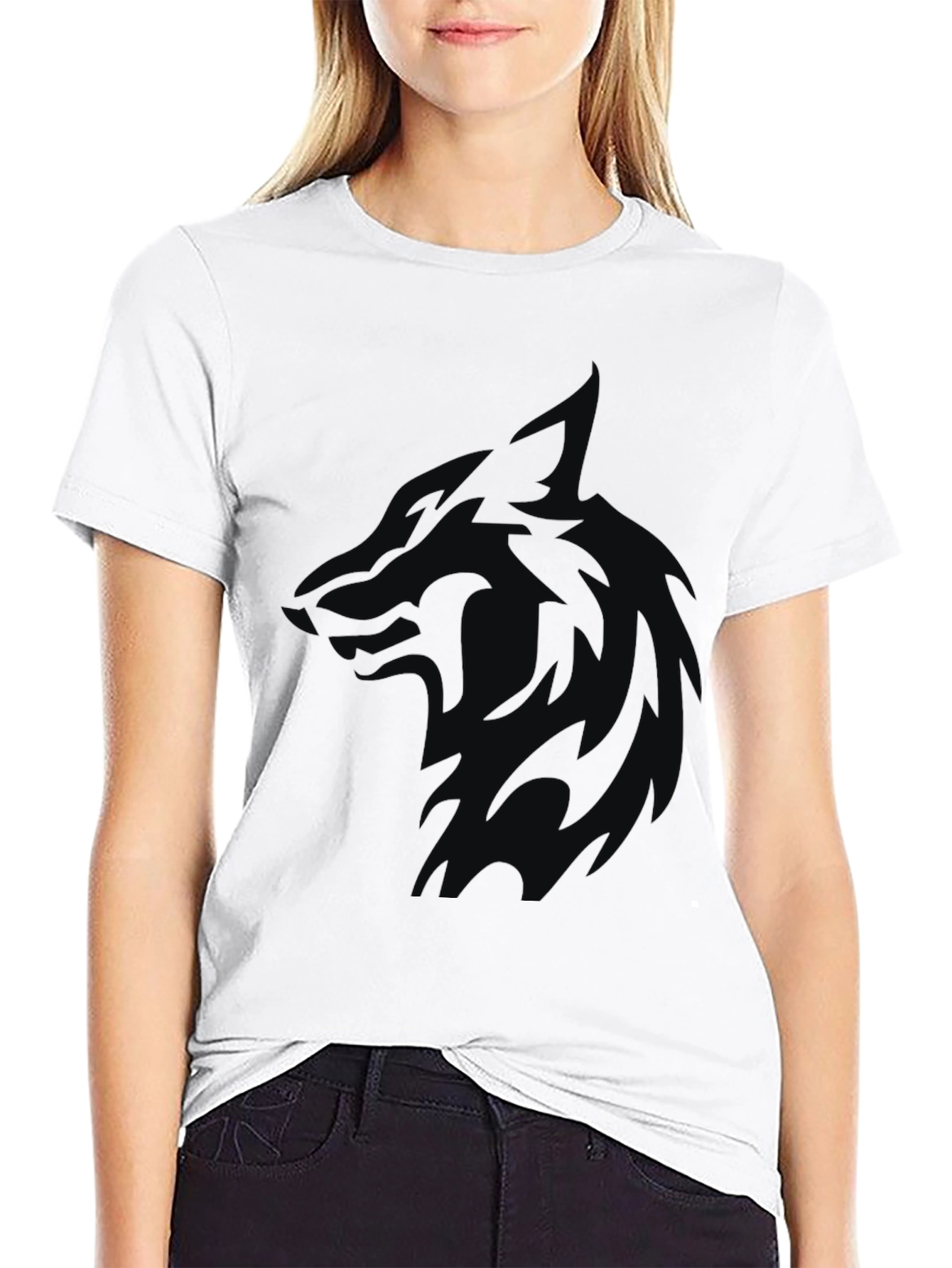 Stealth Wolf Graphic Tee - Mens Black T-Shirt