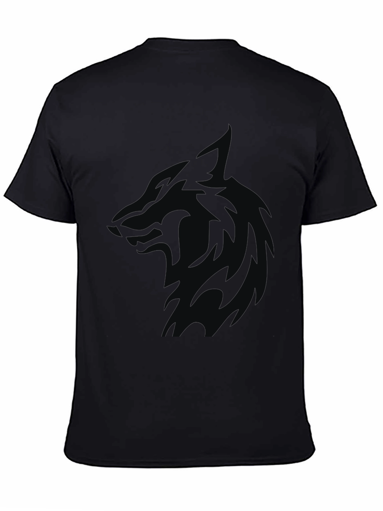 Stealth Wolf Graphic Tee - Mens Black T-Shirt