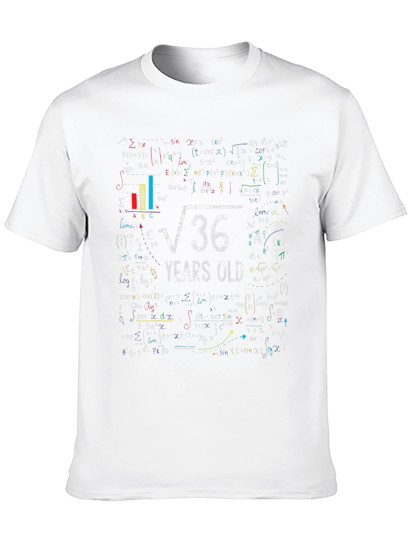 Math 36 Years Old Graphic Tee