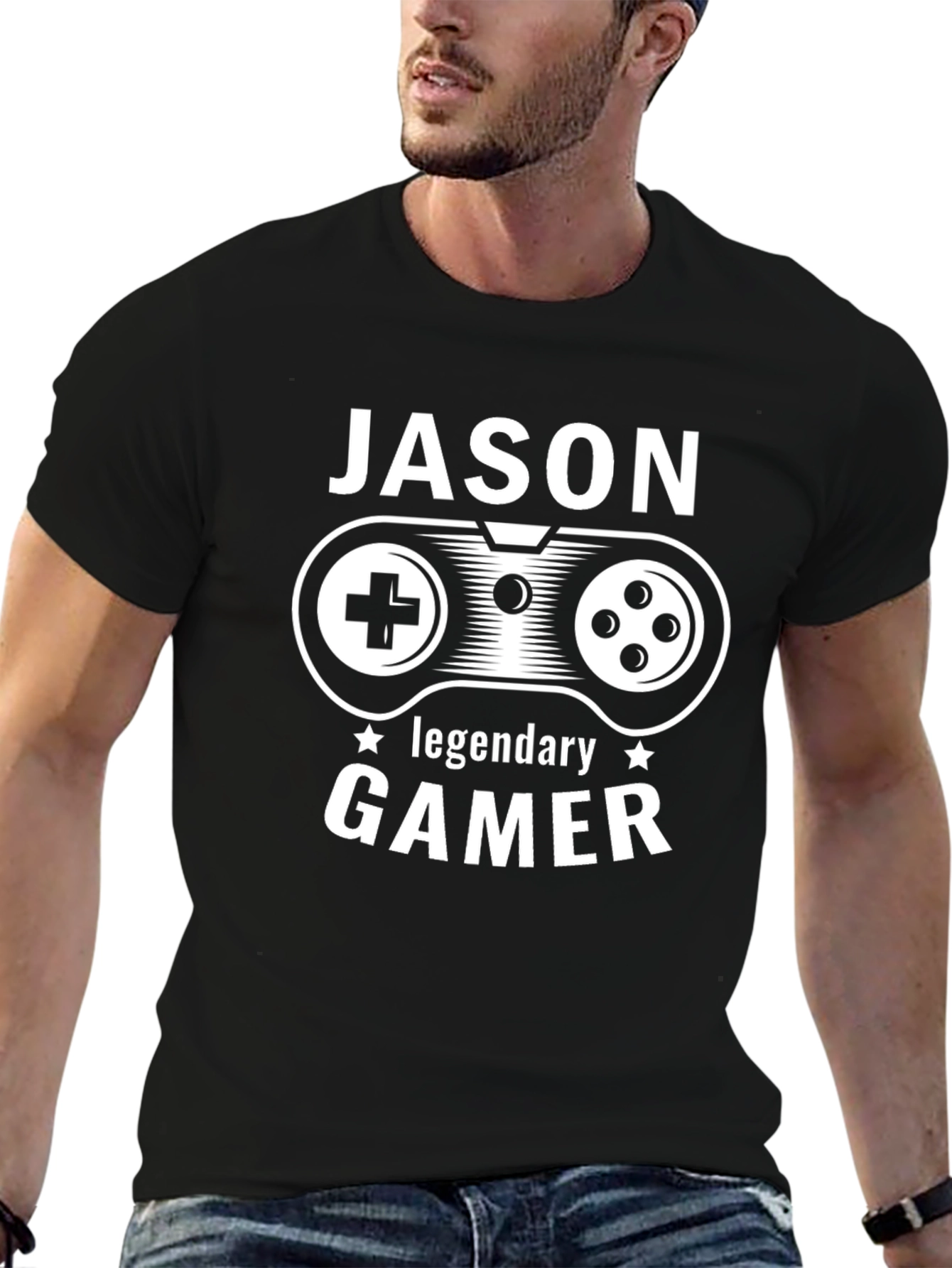 Jason Legendary Gamer Black T-Shirt