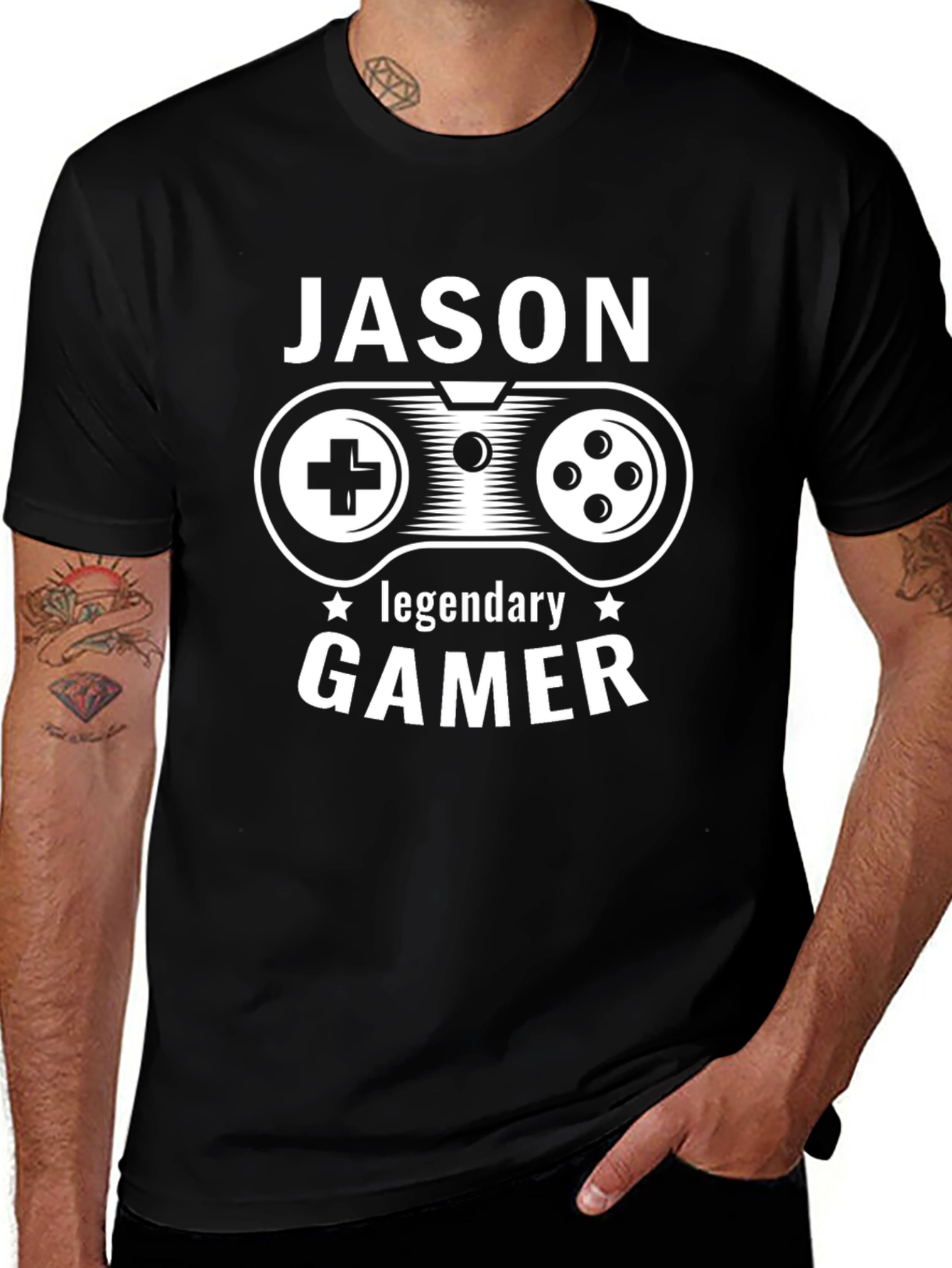 Jason Legendary Gamer Black T-Shirt