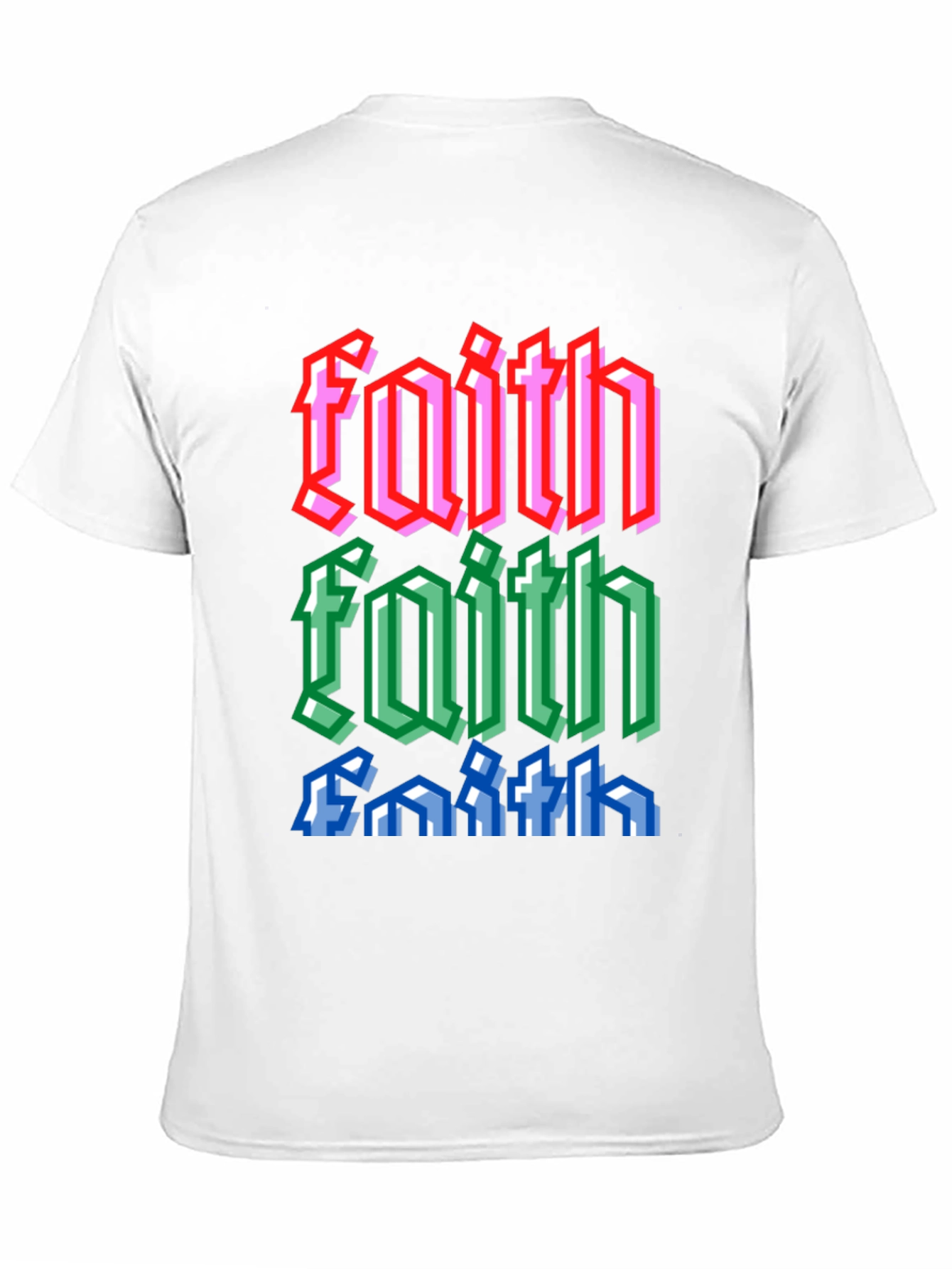 Faith Pixel Art Graphic Tee