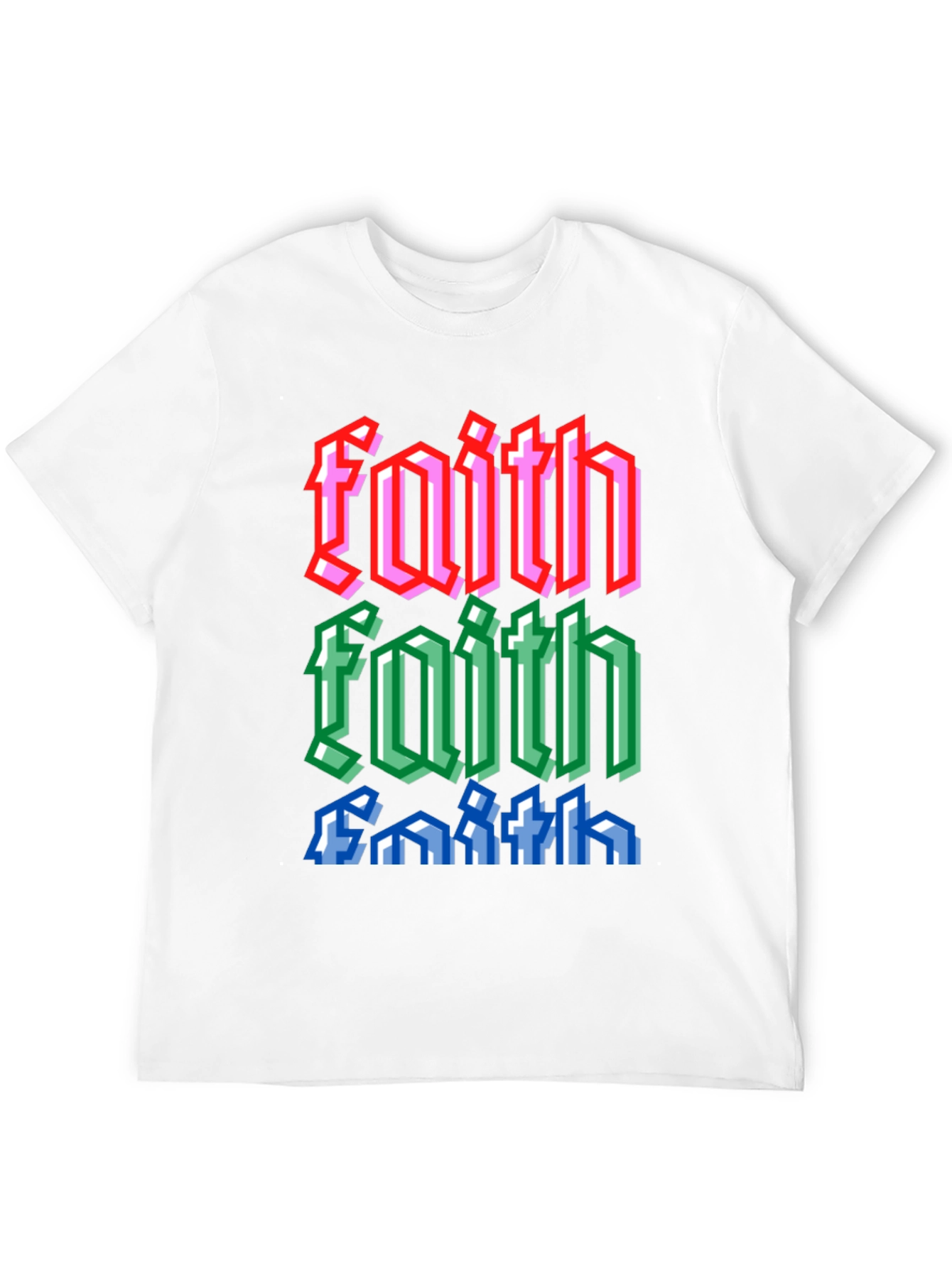 Faith Pixel Art Graphic Tee