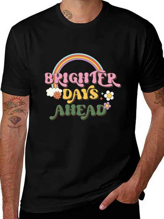 Brighter Days Ahead Graphic Tee - Retro Style