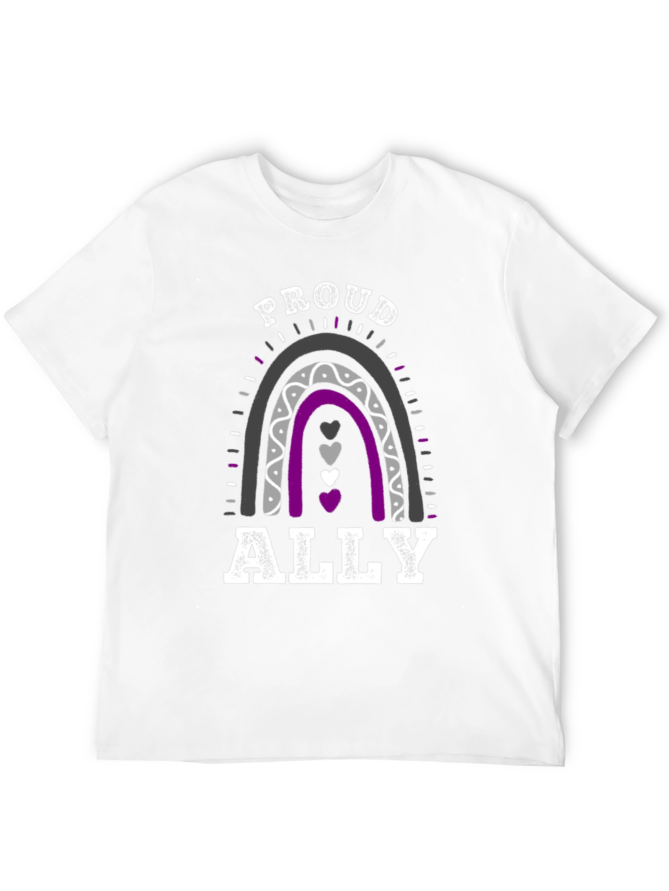 Proud Ally Rainbow Graphic Tee