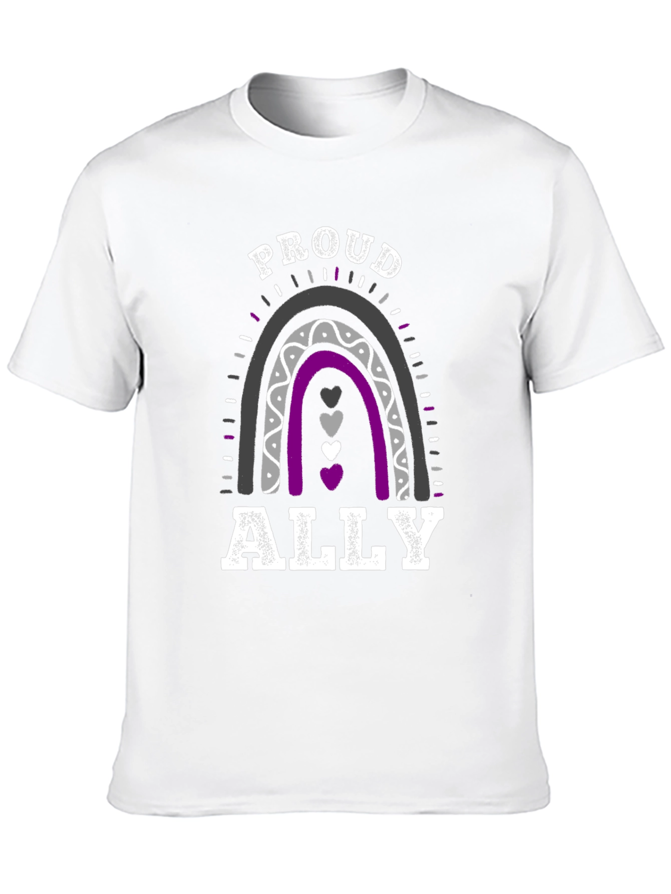 Proud Ally Rainbow Graphic Tee