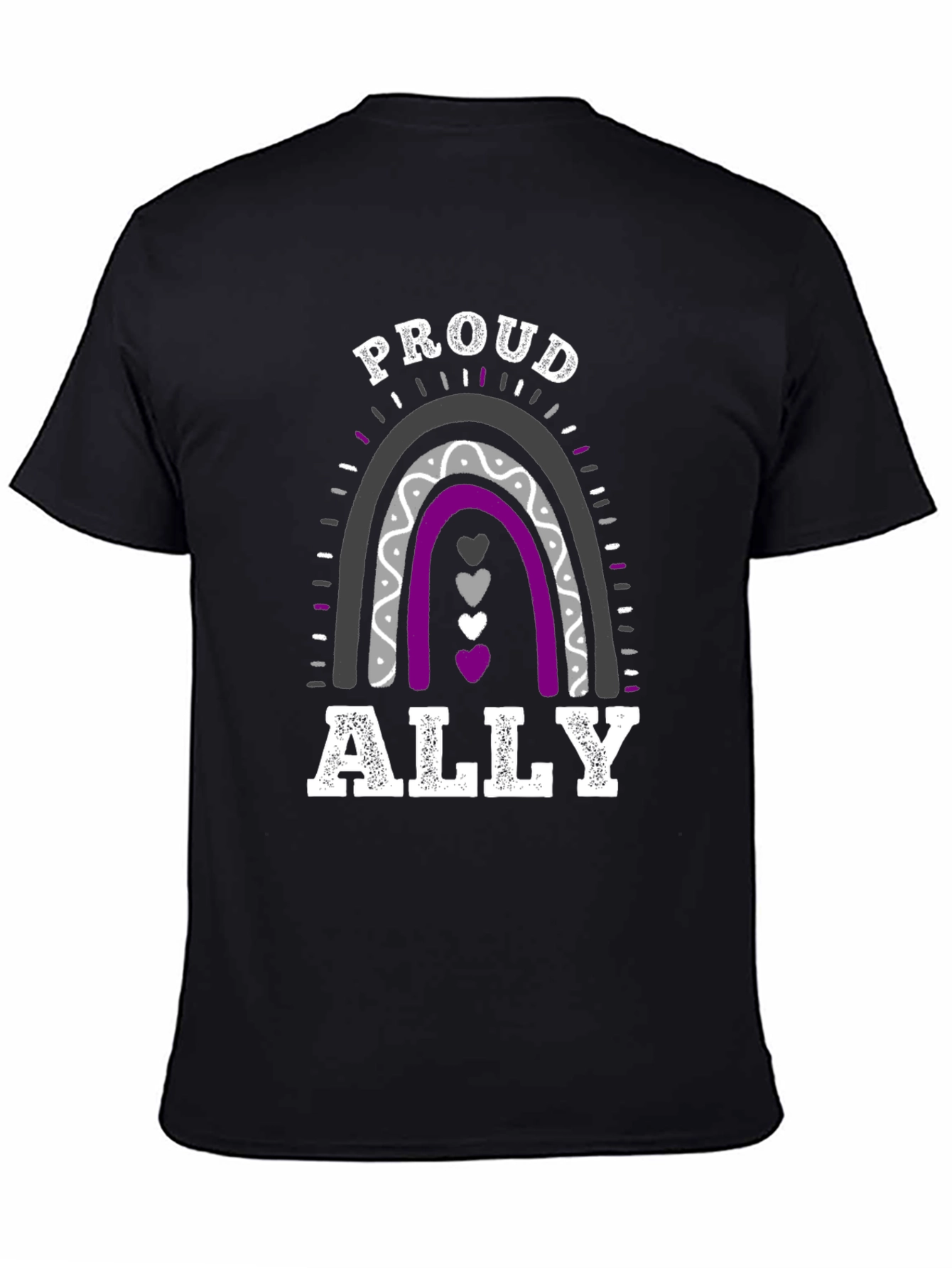 Proud Ally Rainbow Graphic Tee