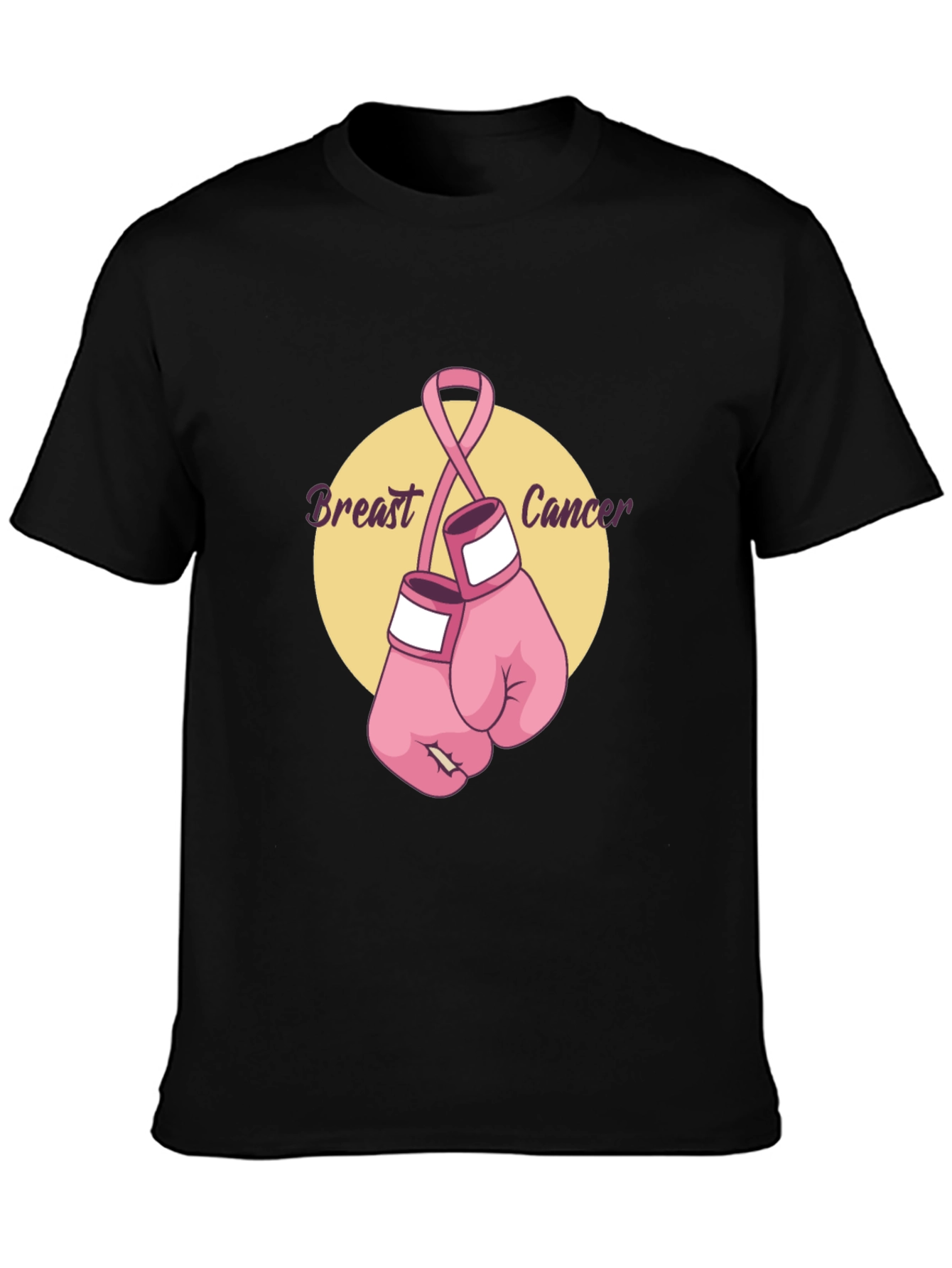 Breast Cancer Awareness Boxing Gloves T-Shirt