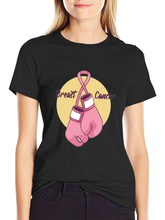 Breast Cancer Awareness Boxing Gloves T-Shirt