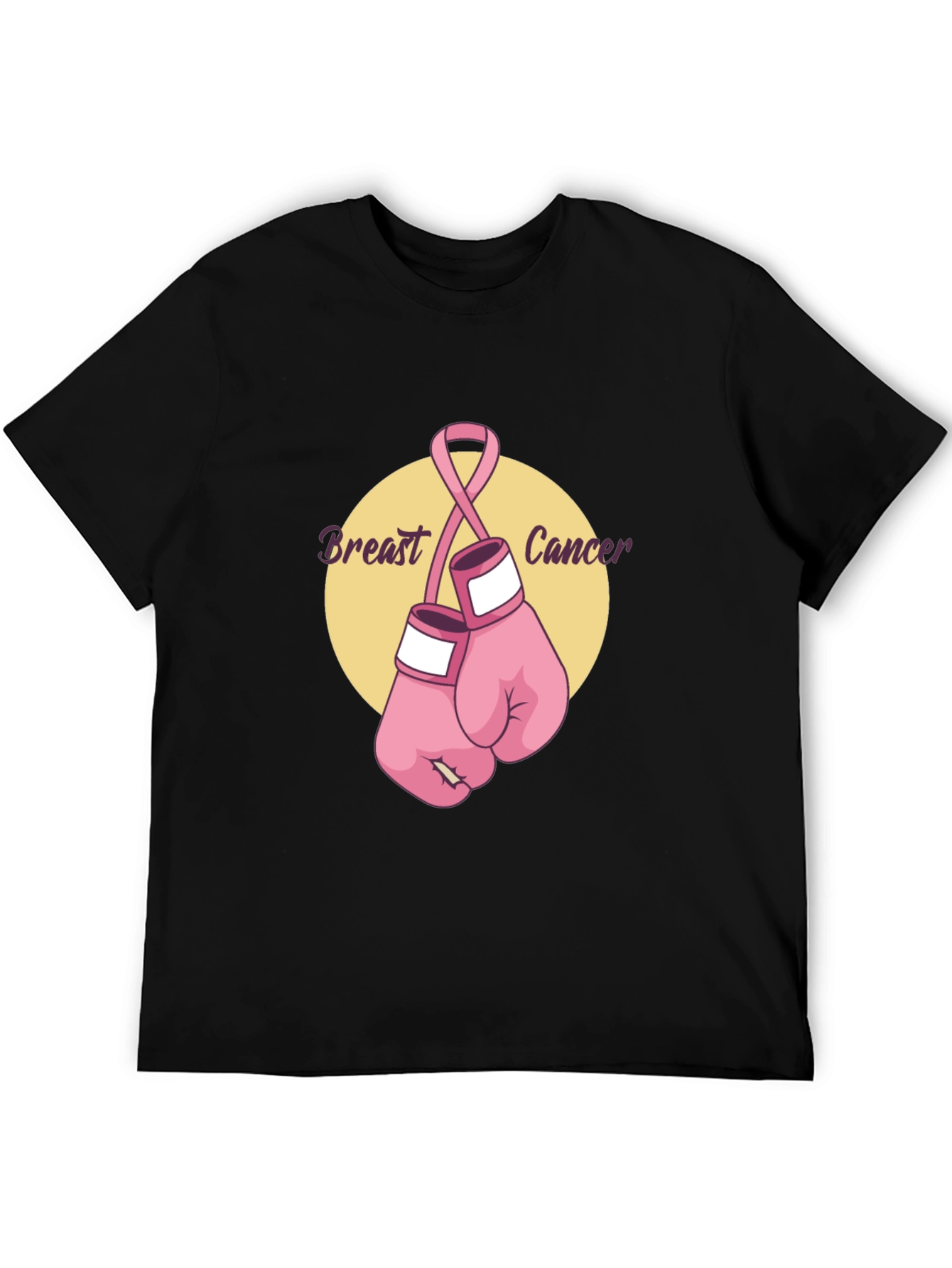 Breast Cancer Awareness Boxing Gloves T-Shirt