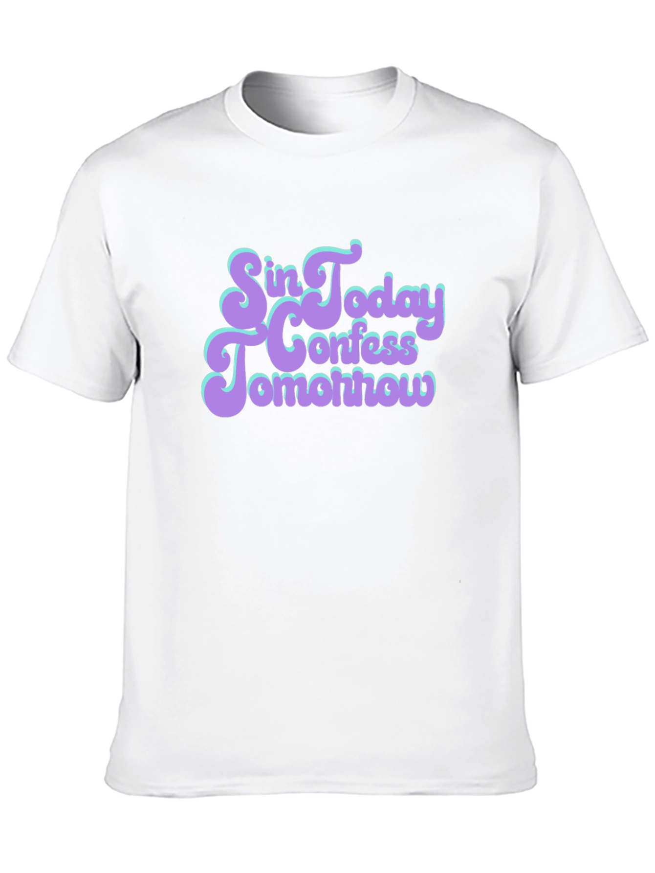 Sin Today Confess Tomorrow Graphic Tee
