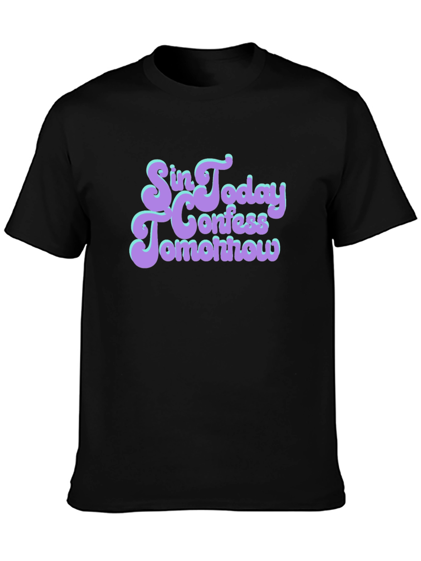Sin Today Confess Tomorrow Graphic Tee