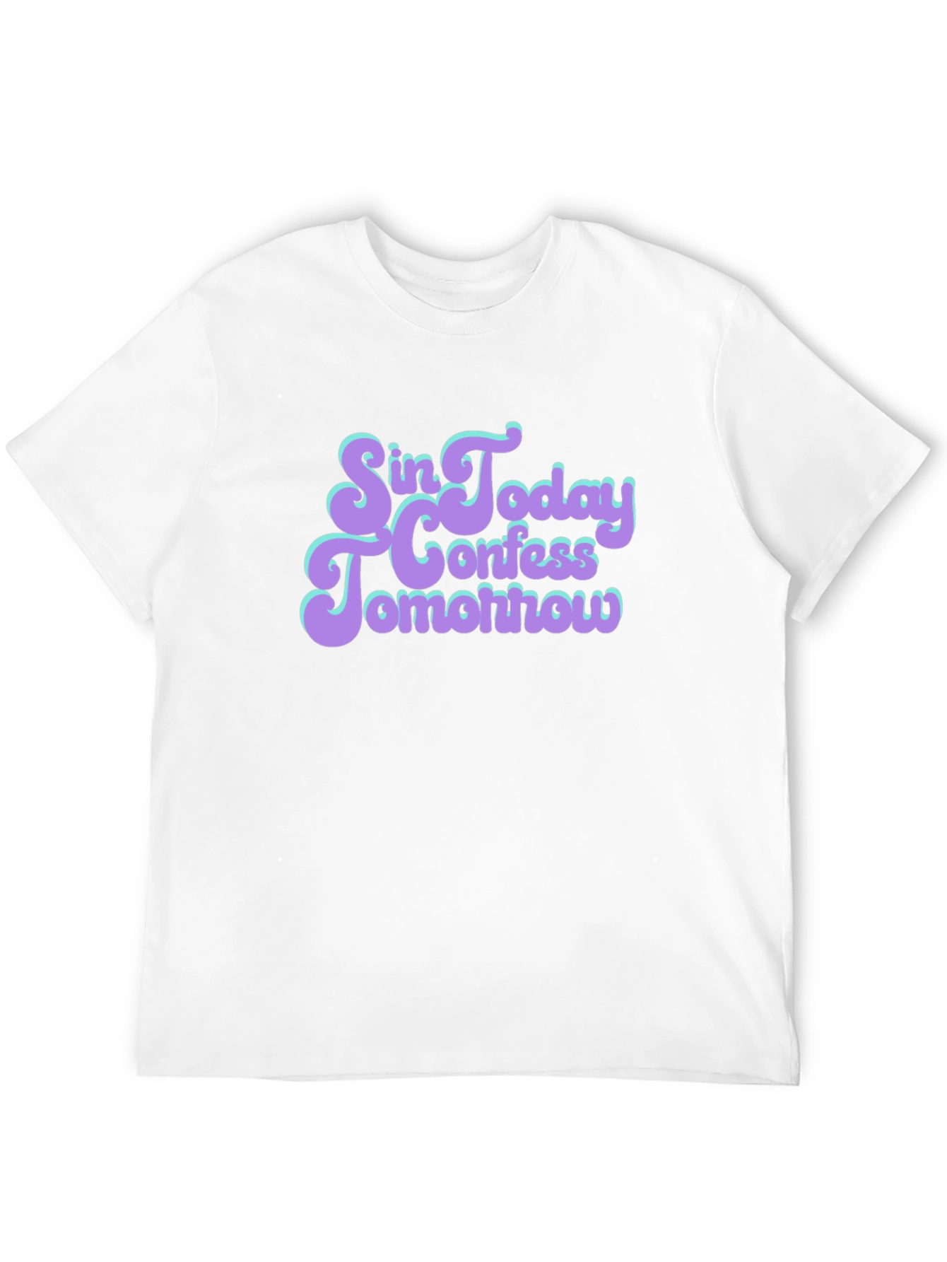 Sin Today Confess Tomorrow Graphic Tee