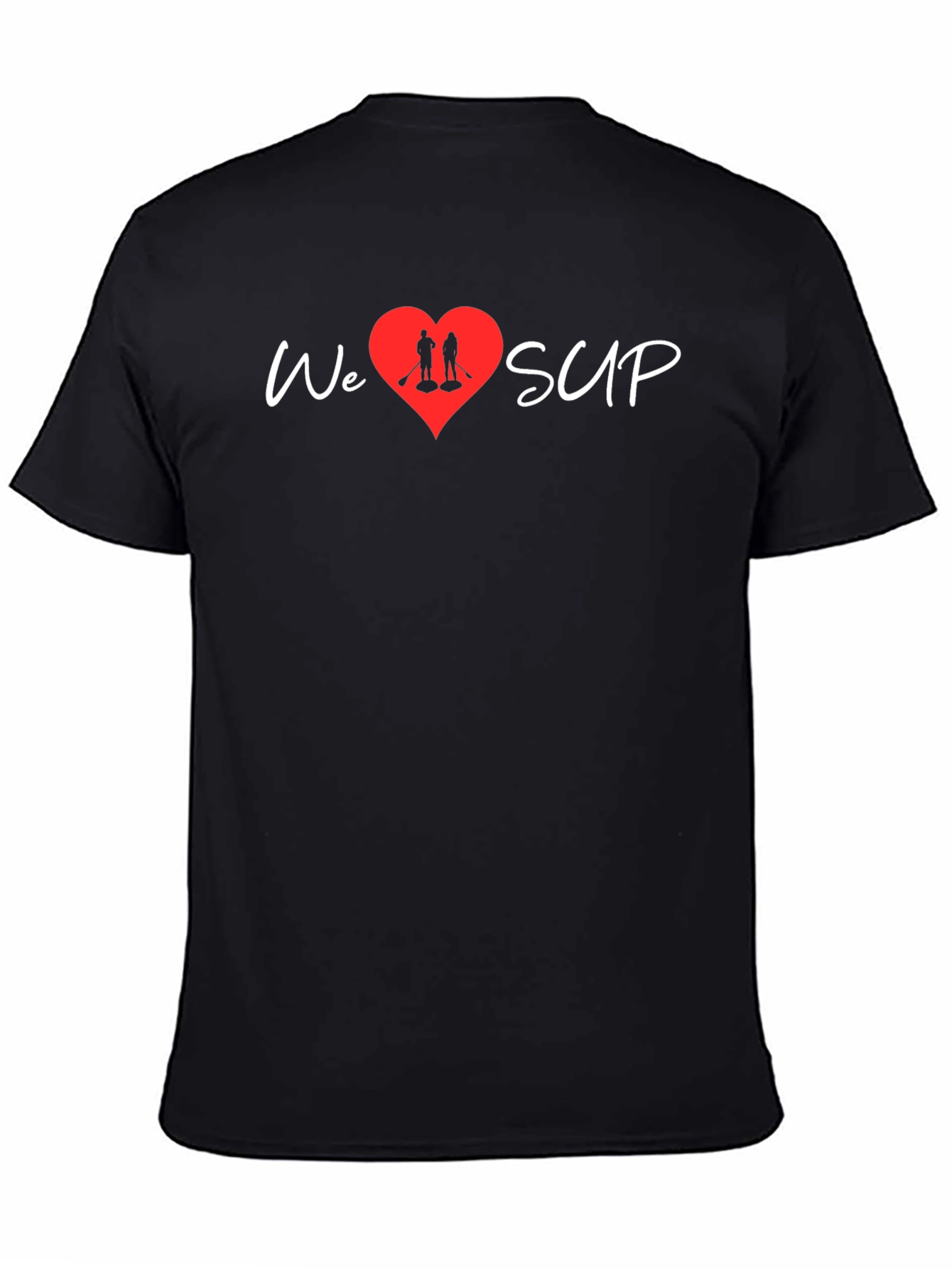 We Heart SUP T-Shirt - Stand Up Paddleboarding Love