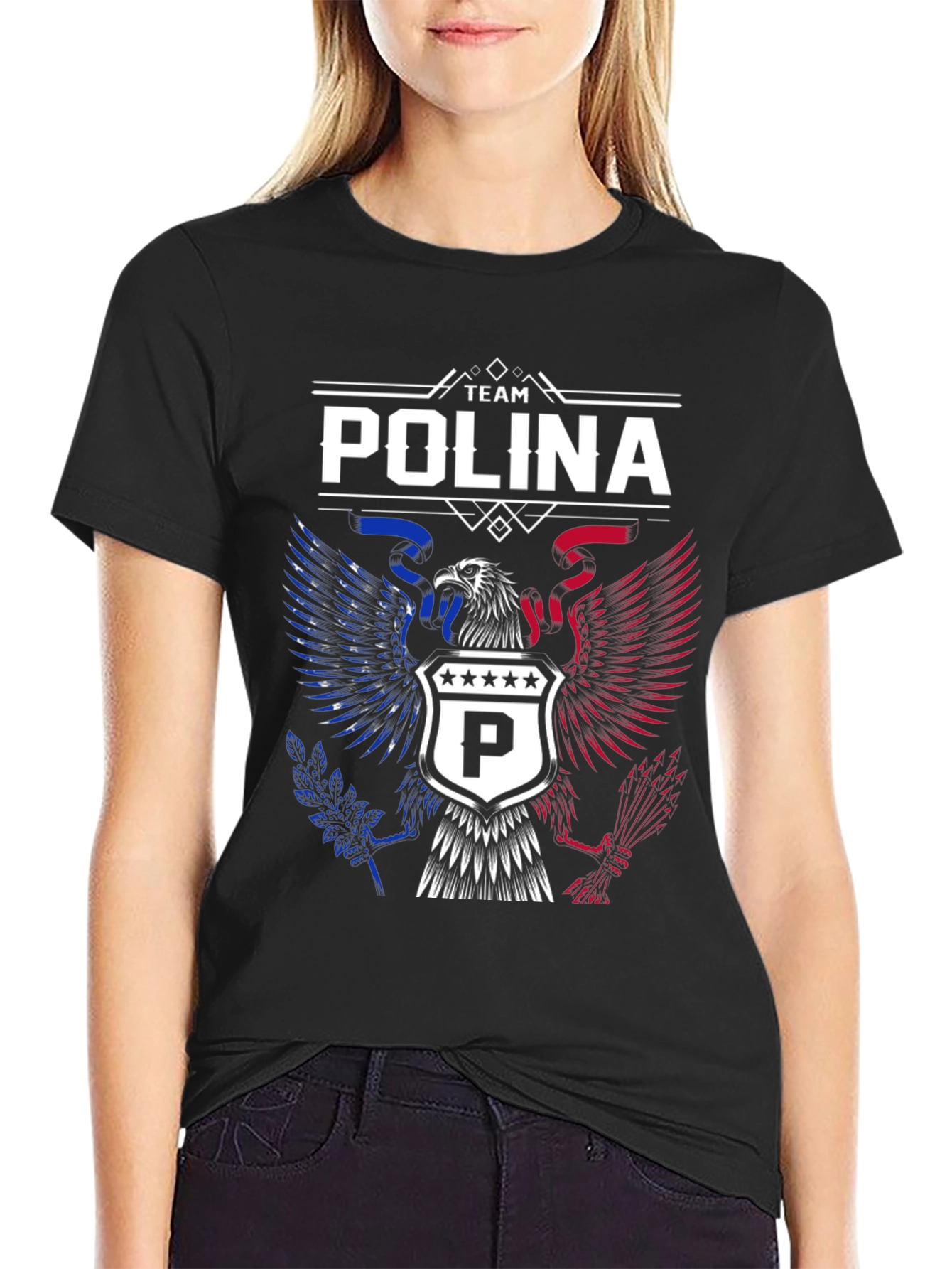 Team Polina Eagle Crest T-Shirt