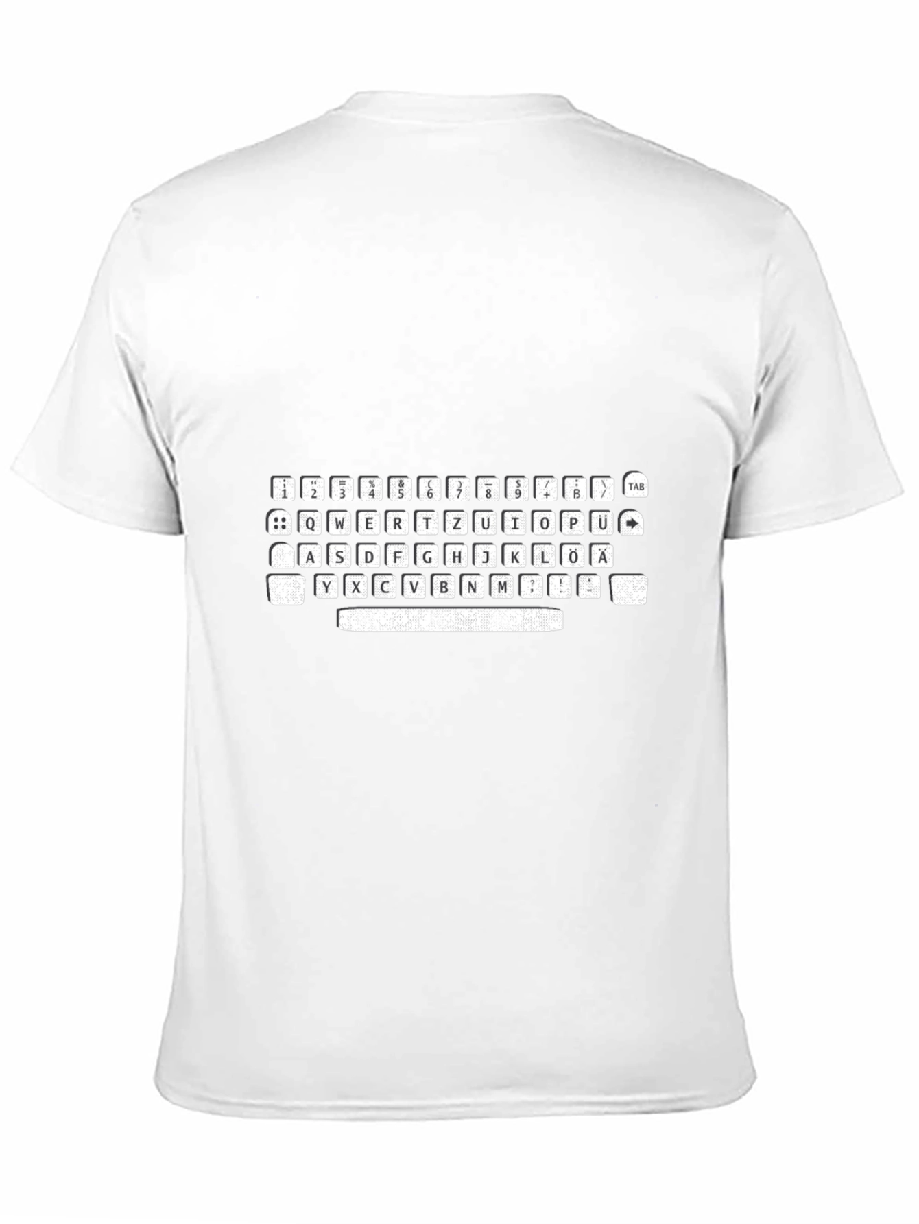 Keyboard T-Shirt - Retro Computer Style