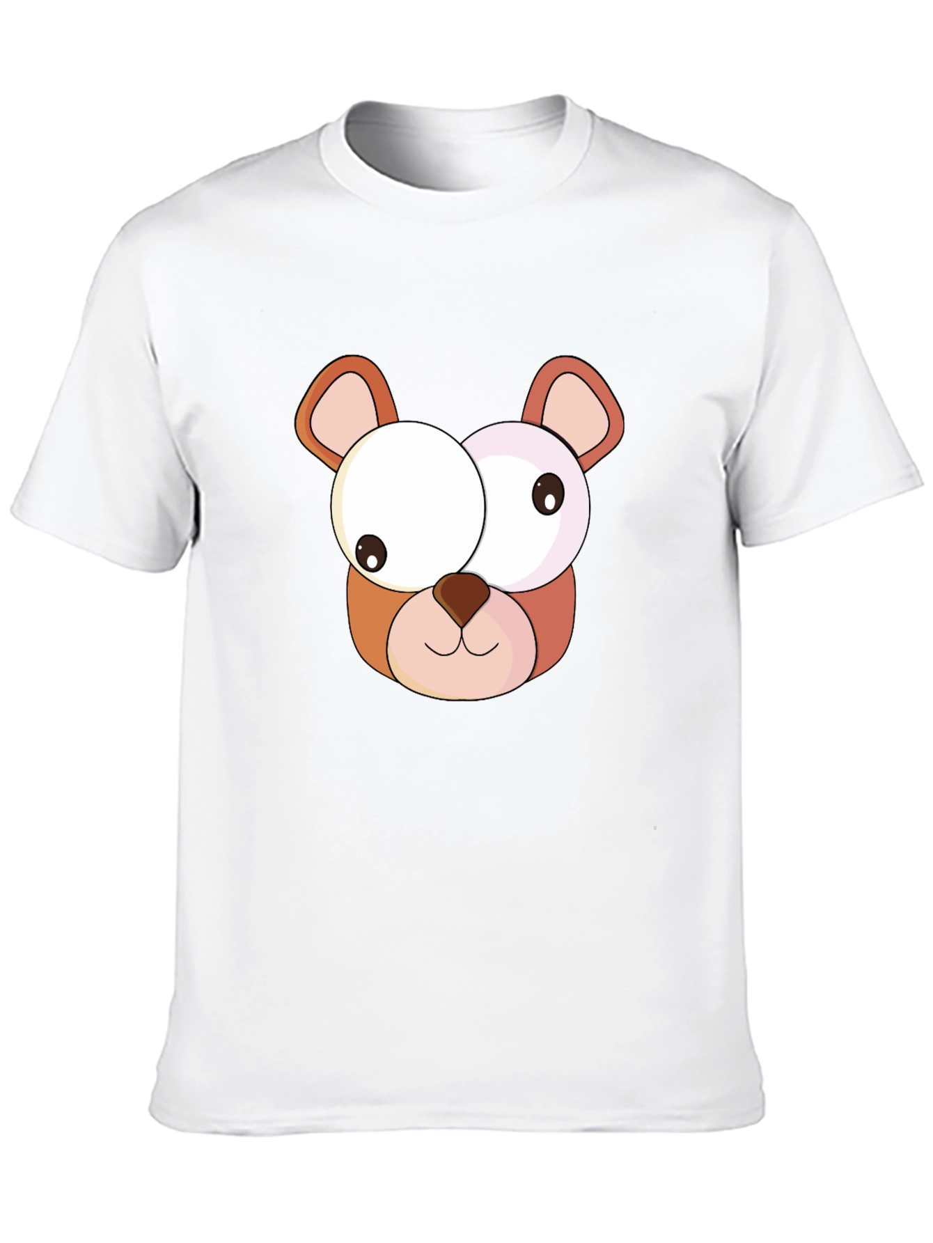 Funny Bear Graphic Tee - Casual Black T-Shirt
