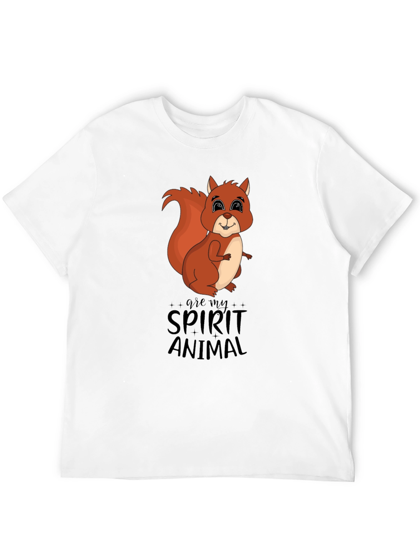 Squirrel Spirit Animal Graphic T-Shirt