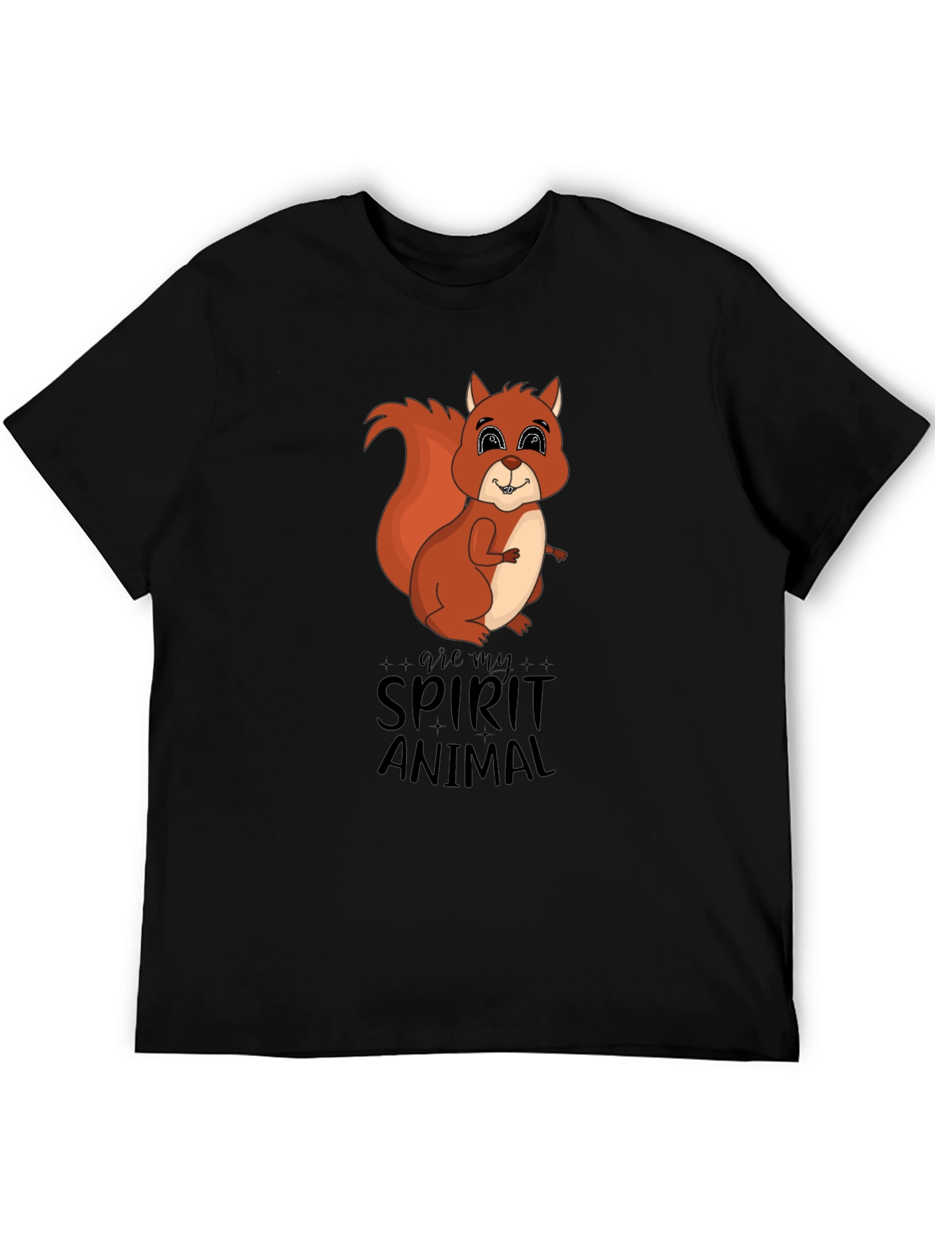 Squirrel Spirit Animal Graphic T-Shirt