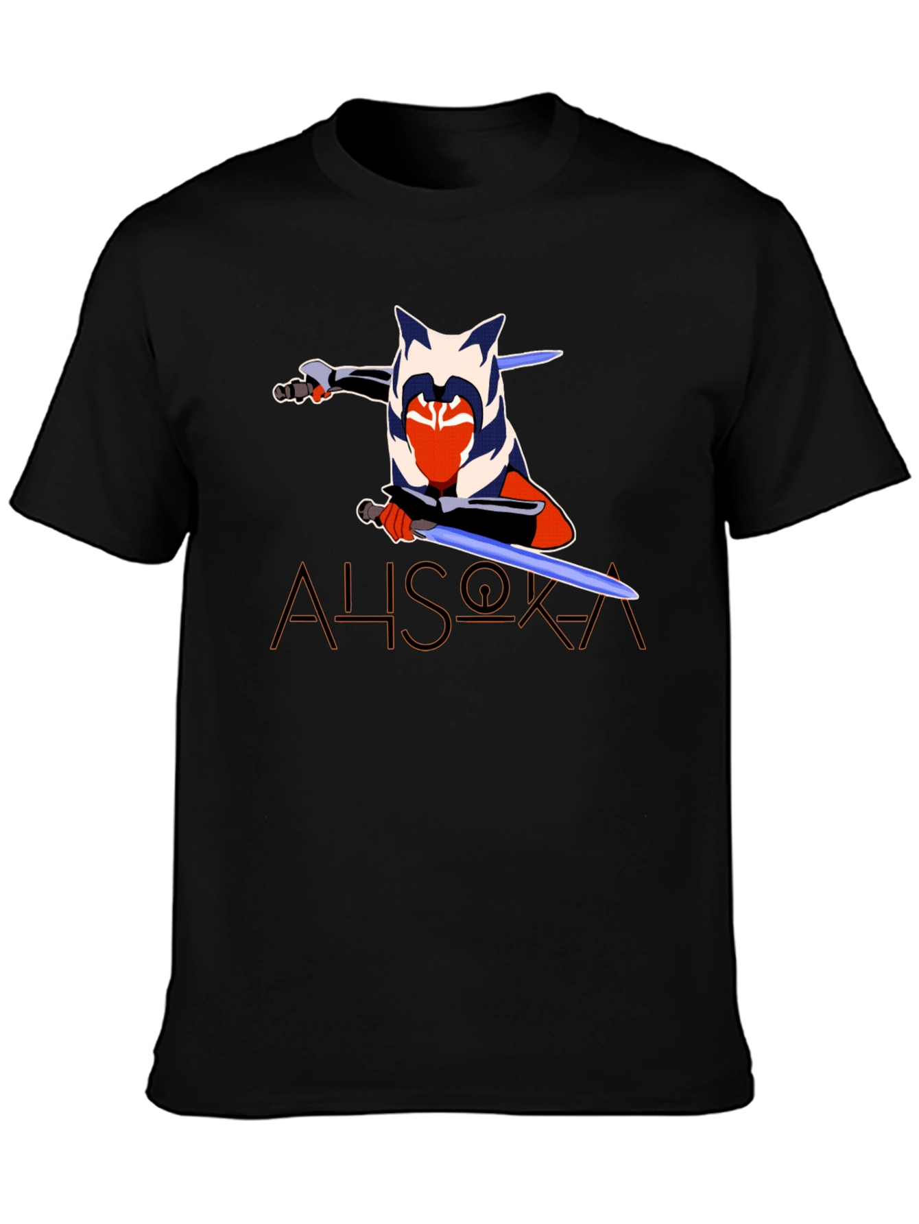 Ahsoka Tano Graphic T-Shirt - Black Star Wars Tee