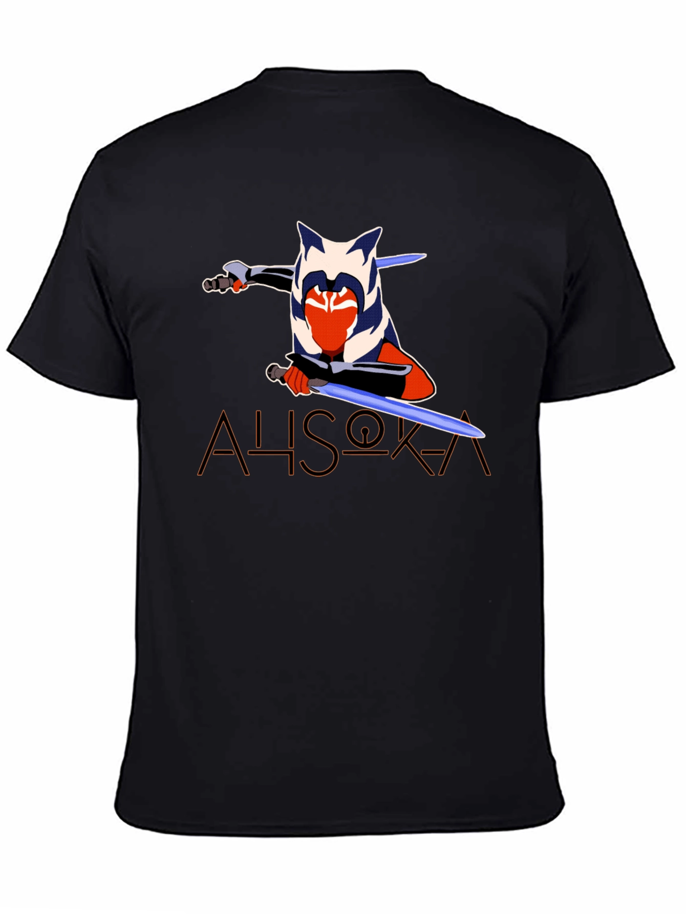 Ahsoka Tano Graphic T-Shirt - Black Star Wars Tee