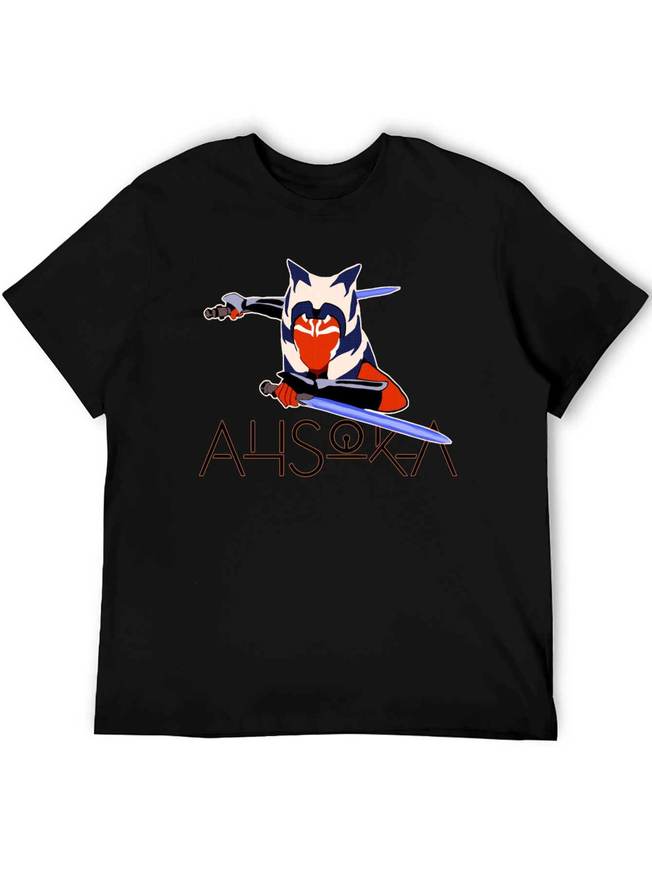 Ahsoka Tano Graphic T-Shirt - Black Star Wars Tee