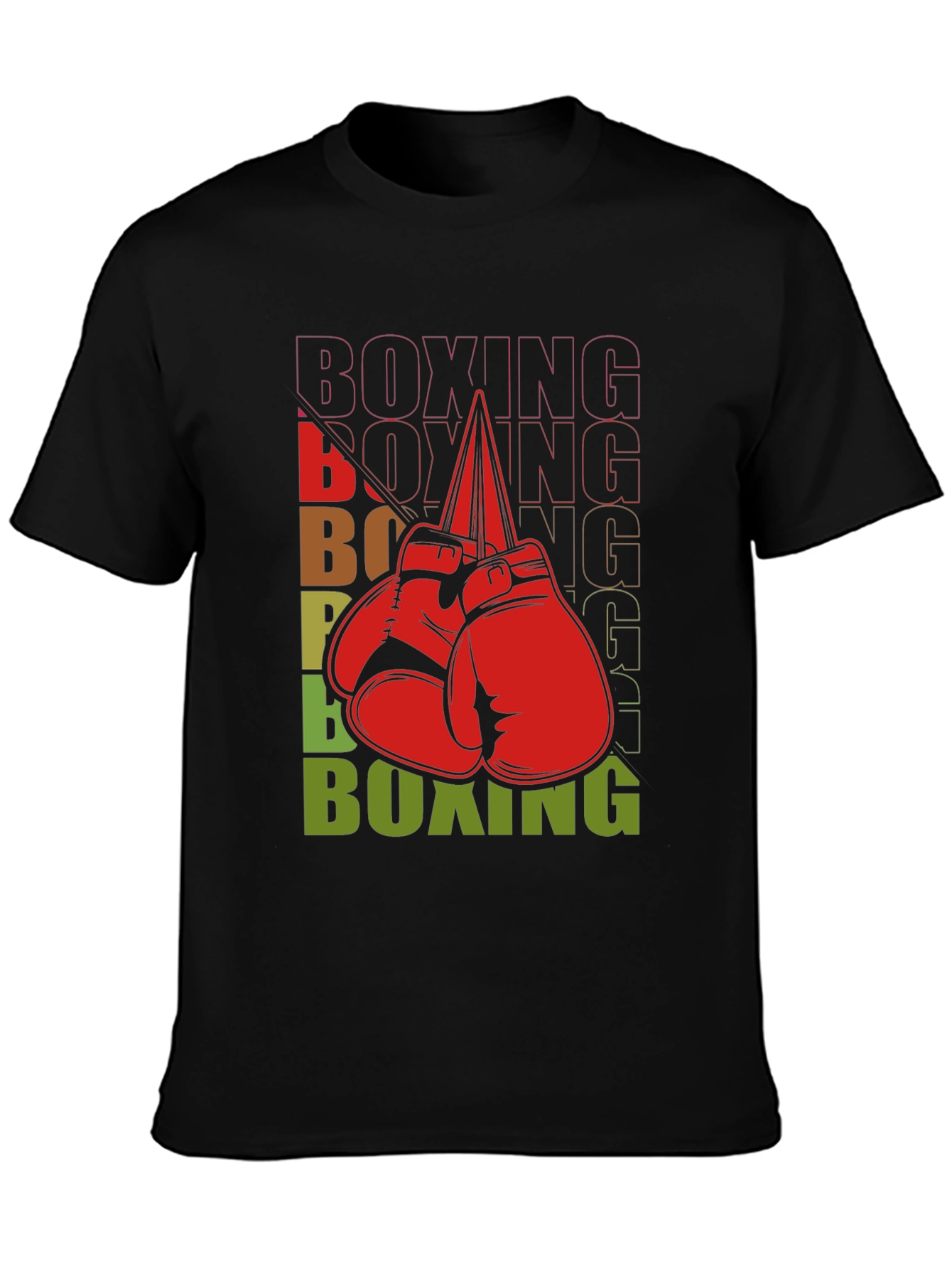 Boxing Gloves Graphic Tee - Retro Style