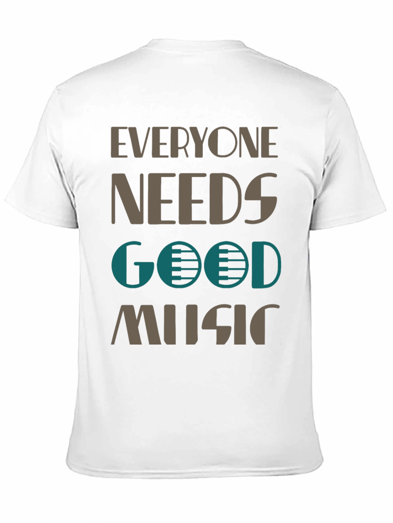Everyone Needs Good Music Black Graphic Tee