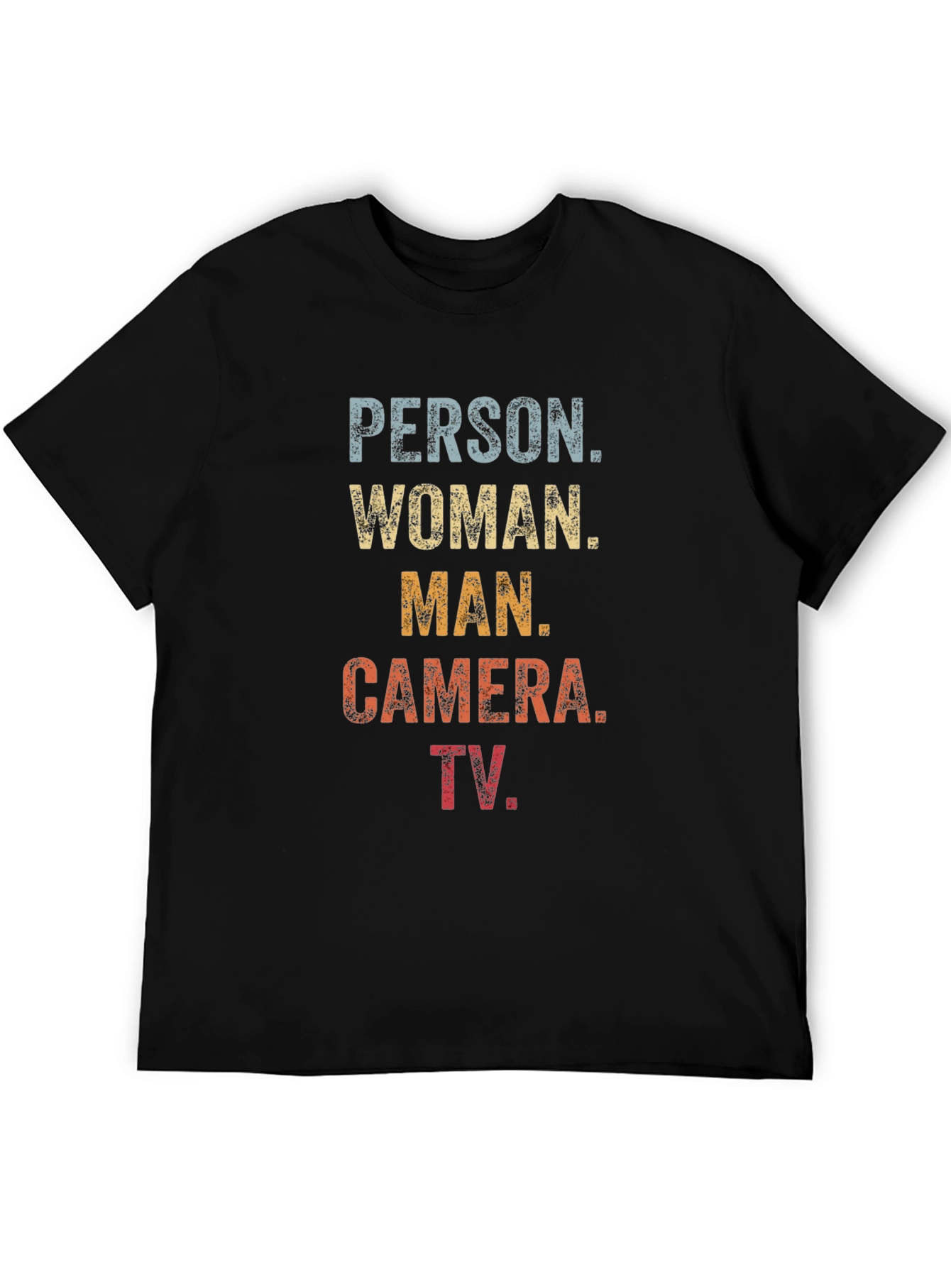 Person Woman Man Camera TV T-Shirt