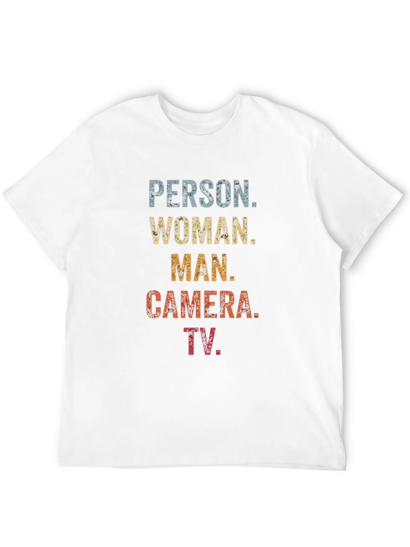 Person Woman Man Camera TV T-Shirt
