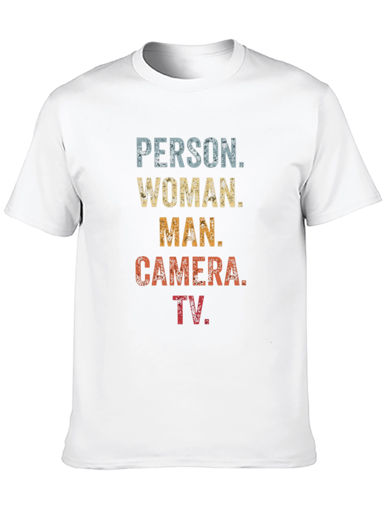 Person Woman Man Camera TV T-Shirt