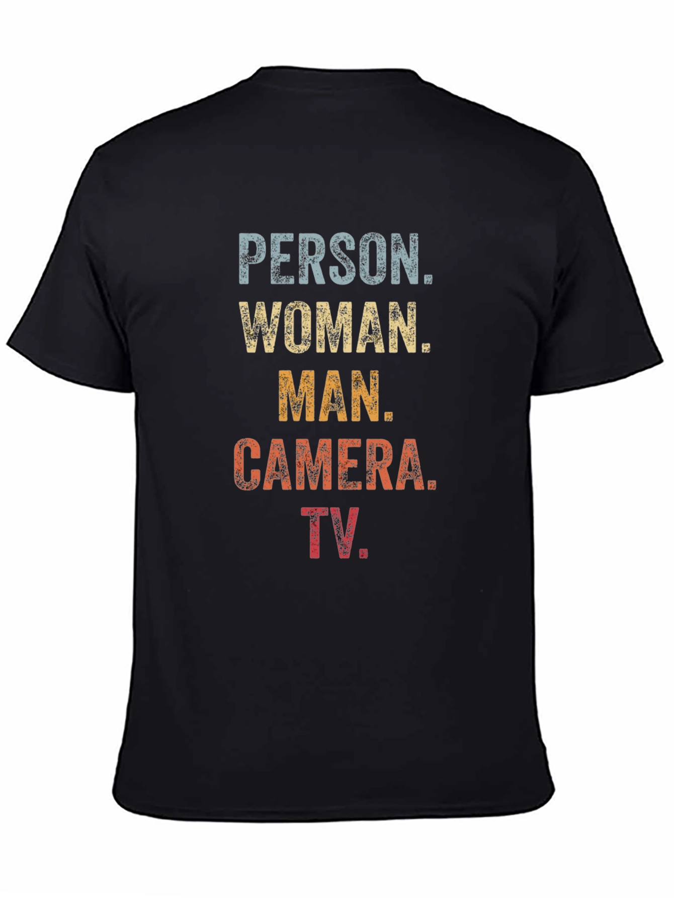 Person Woman Man Camera TV T-Shirt