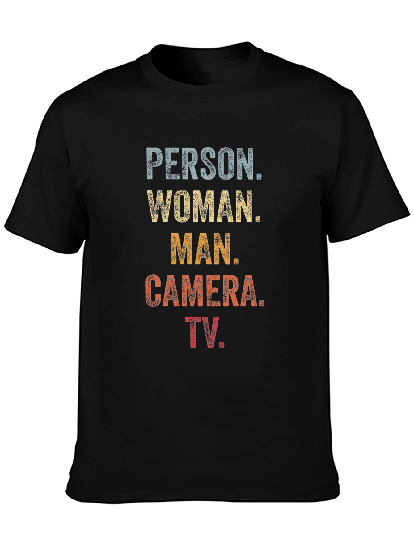 Person Woman Man Camera TV T-Shirt