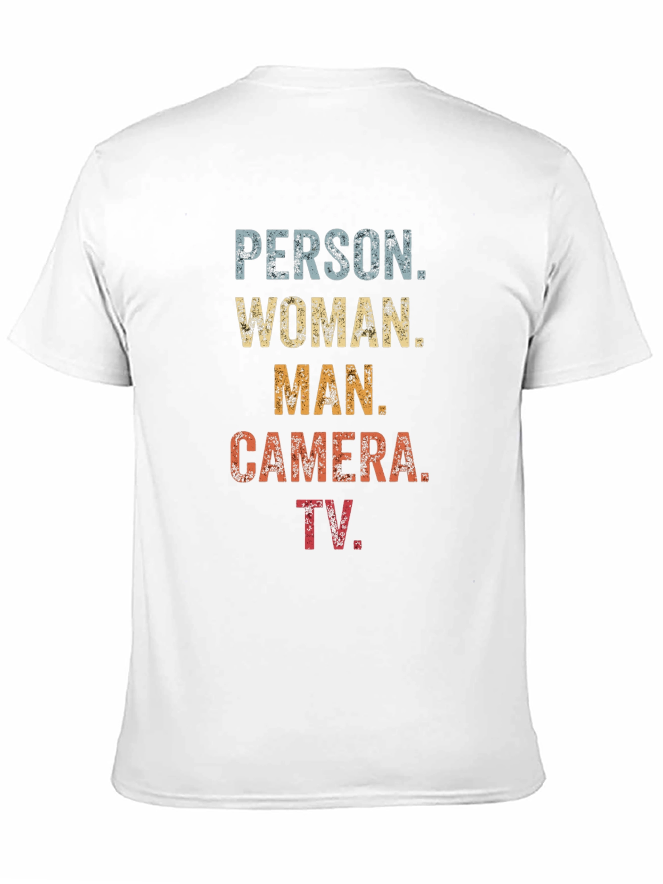 Person Woman Man Camera TV T-Shirt
