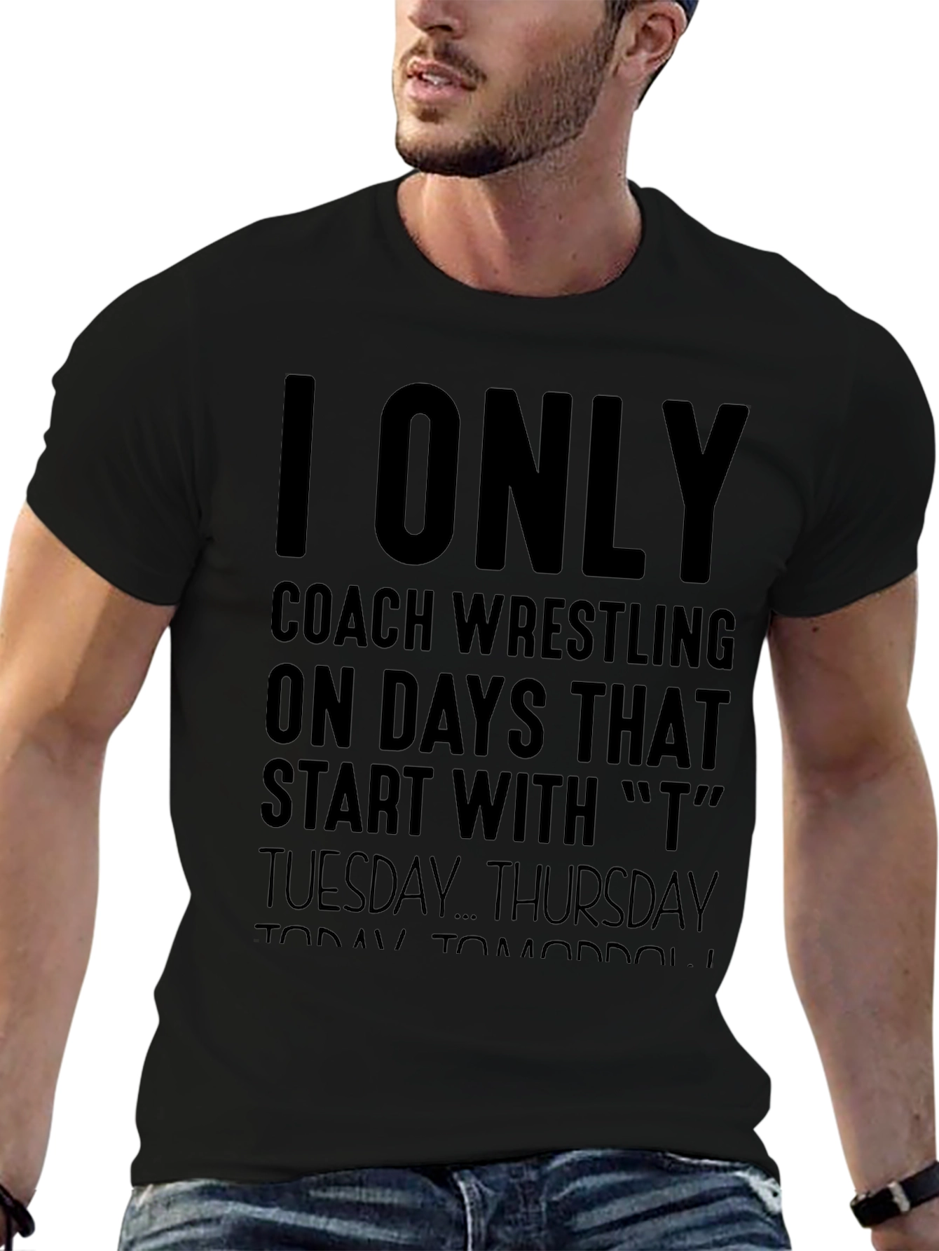 I Only Coach Wrestling T-Shirt