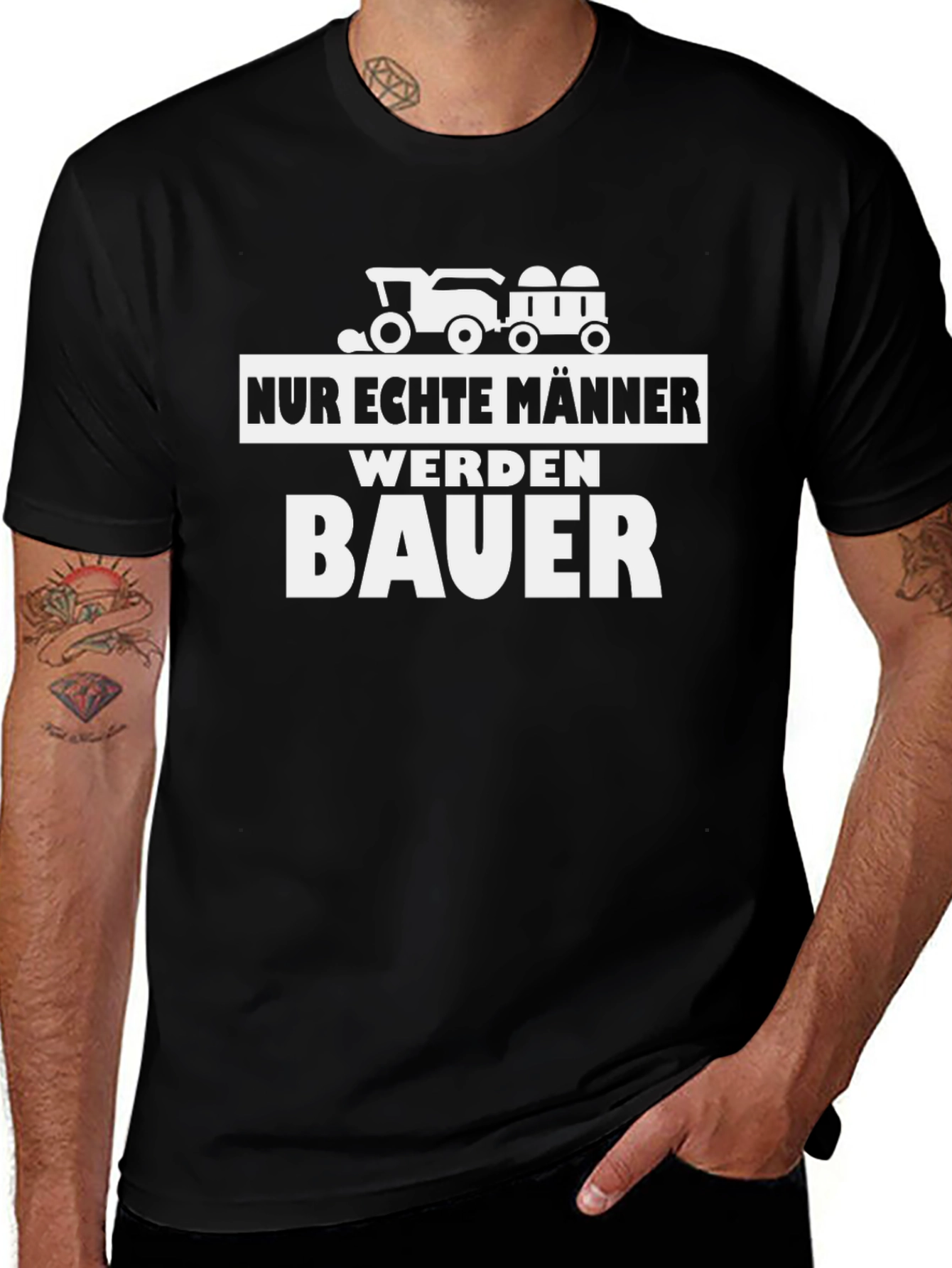Nur Echte Männer Werden Bauer T-Shirt