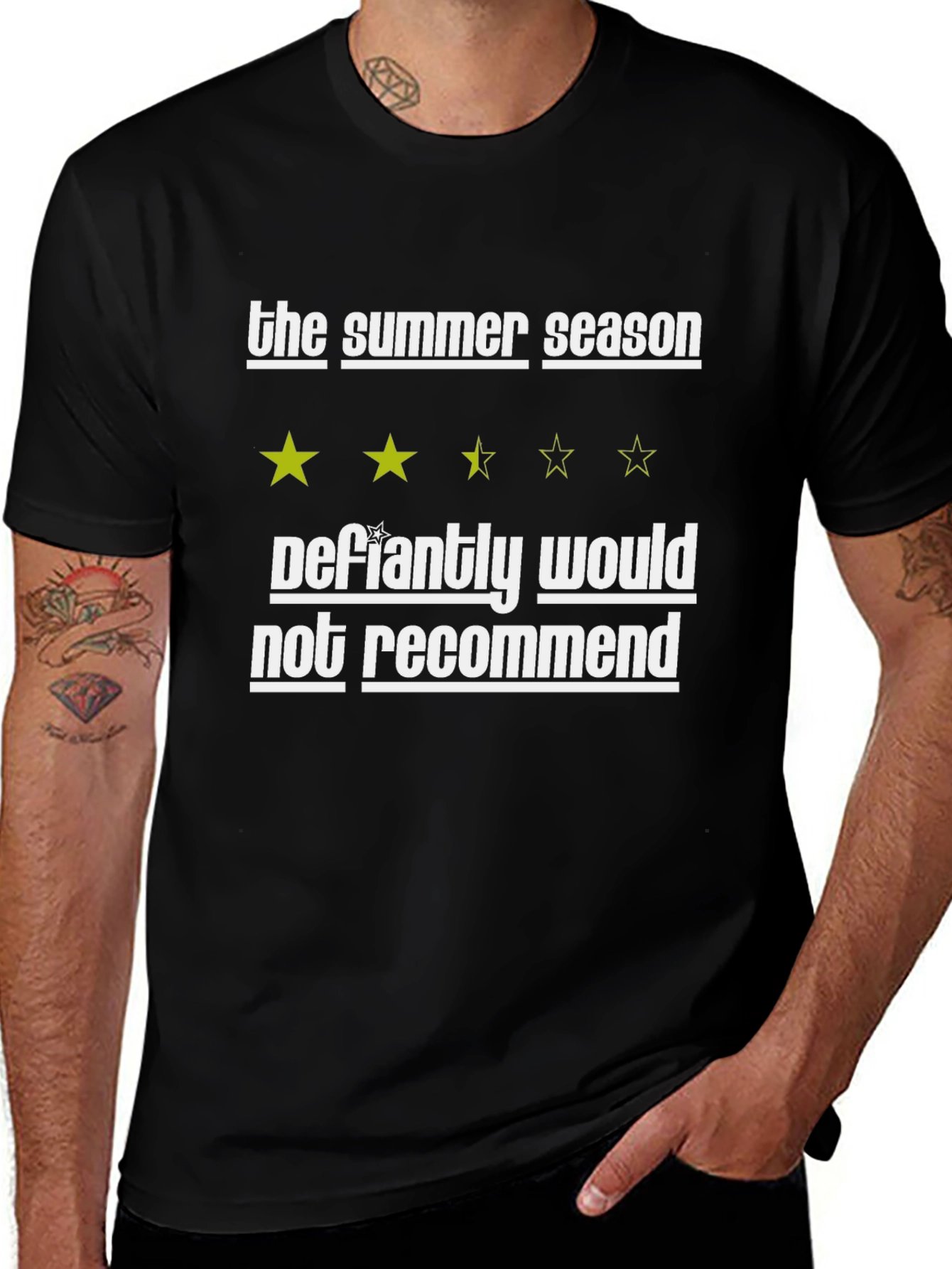 Funny Summer Season Not Recommend Tee