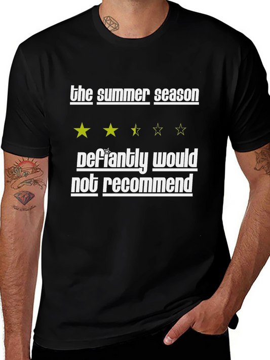 Funny Summer Season Not Recommend Tee