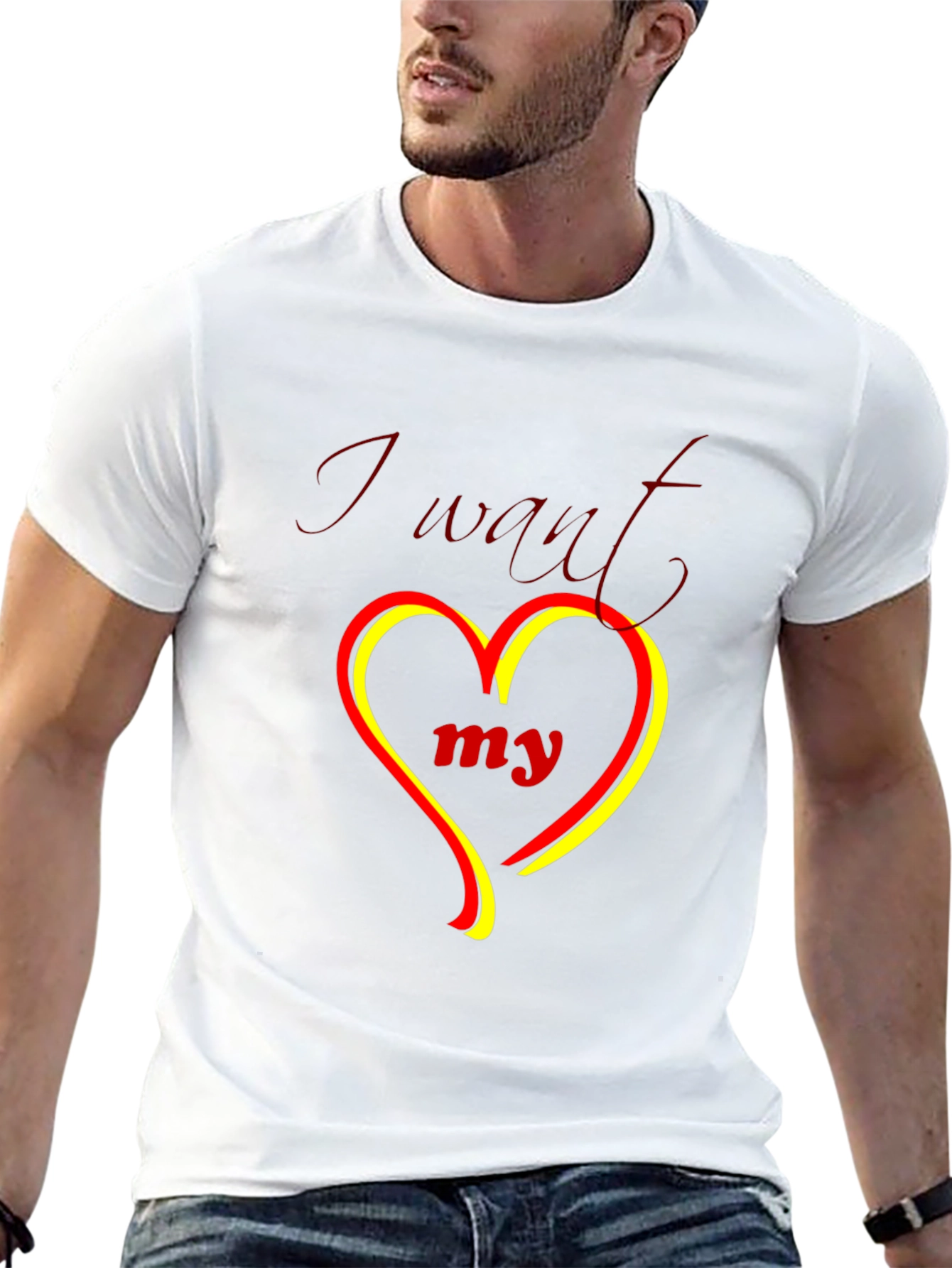 I Want My Heart Black T-Shirt