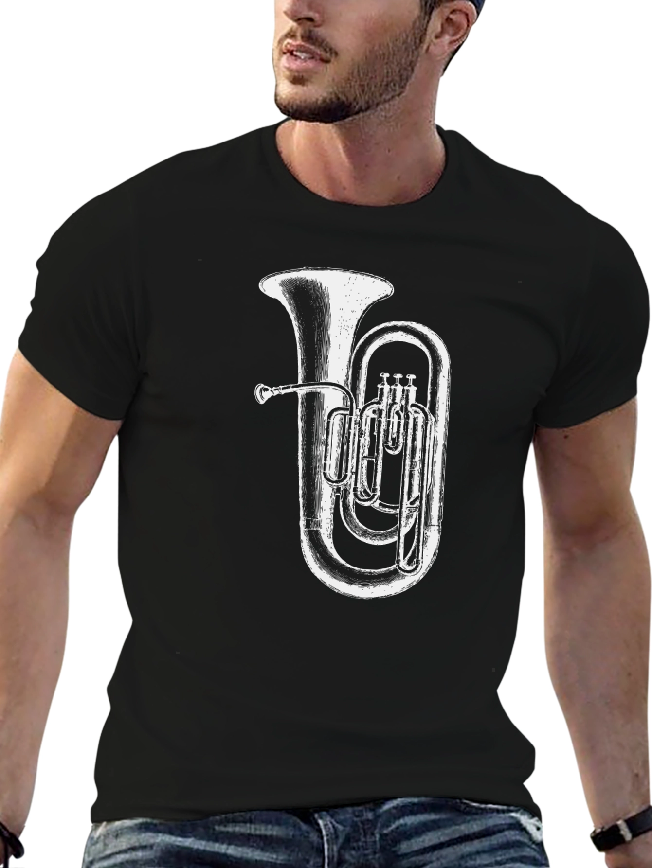 Tuba Graphic Tee - Musician Style!