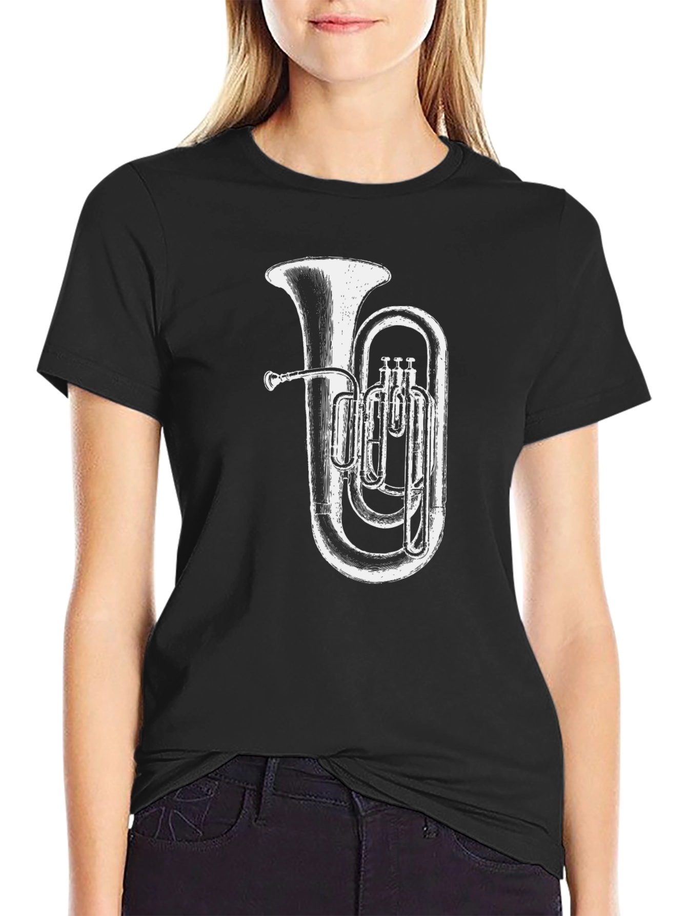 Tuba Graphic Tee - Musician Style!