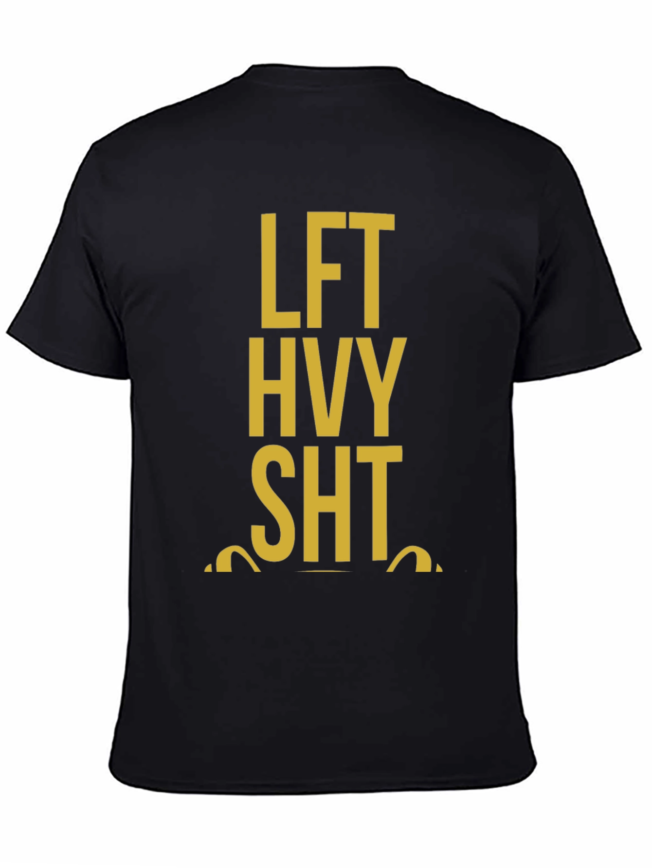 LFT HVY SHT Black Graphic Tee