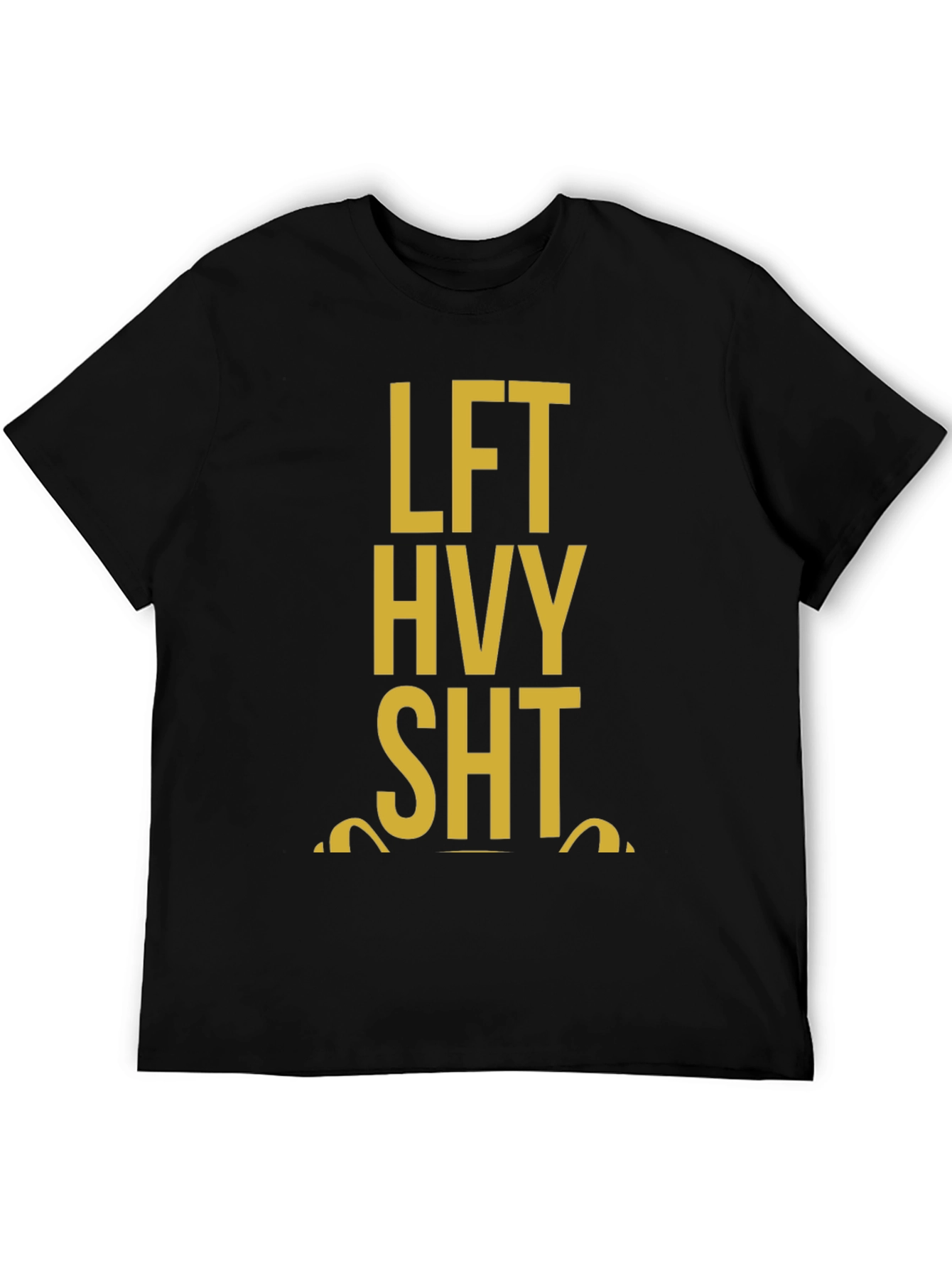 LFT HVY SHT Black Graphic Tee