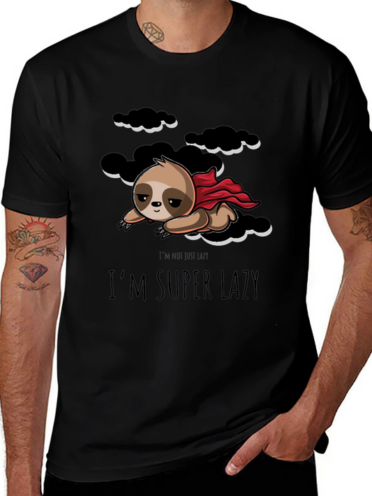Im Super Lazy Sloth Graphic T-Shirt